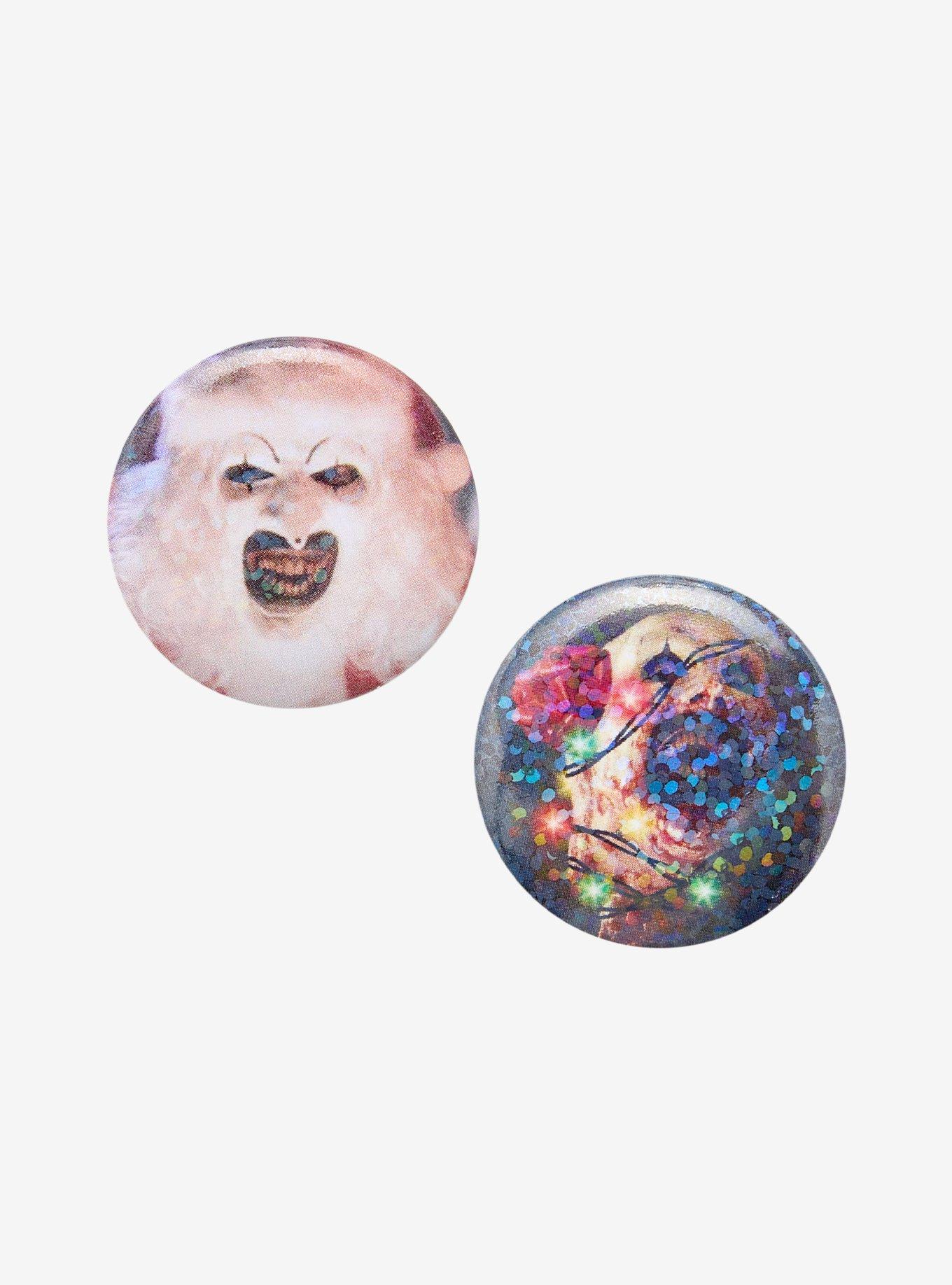 Terrifier 3 Blind Bag Button 2 Pack, , hi-res