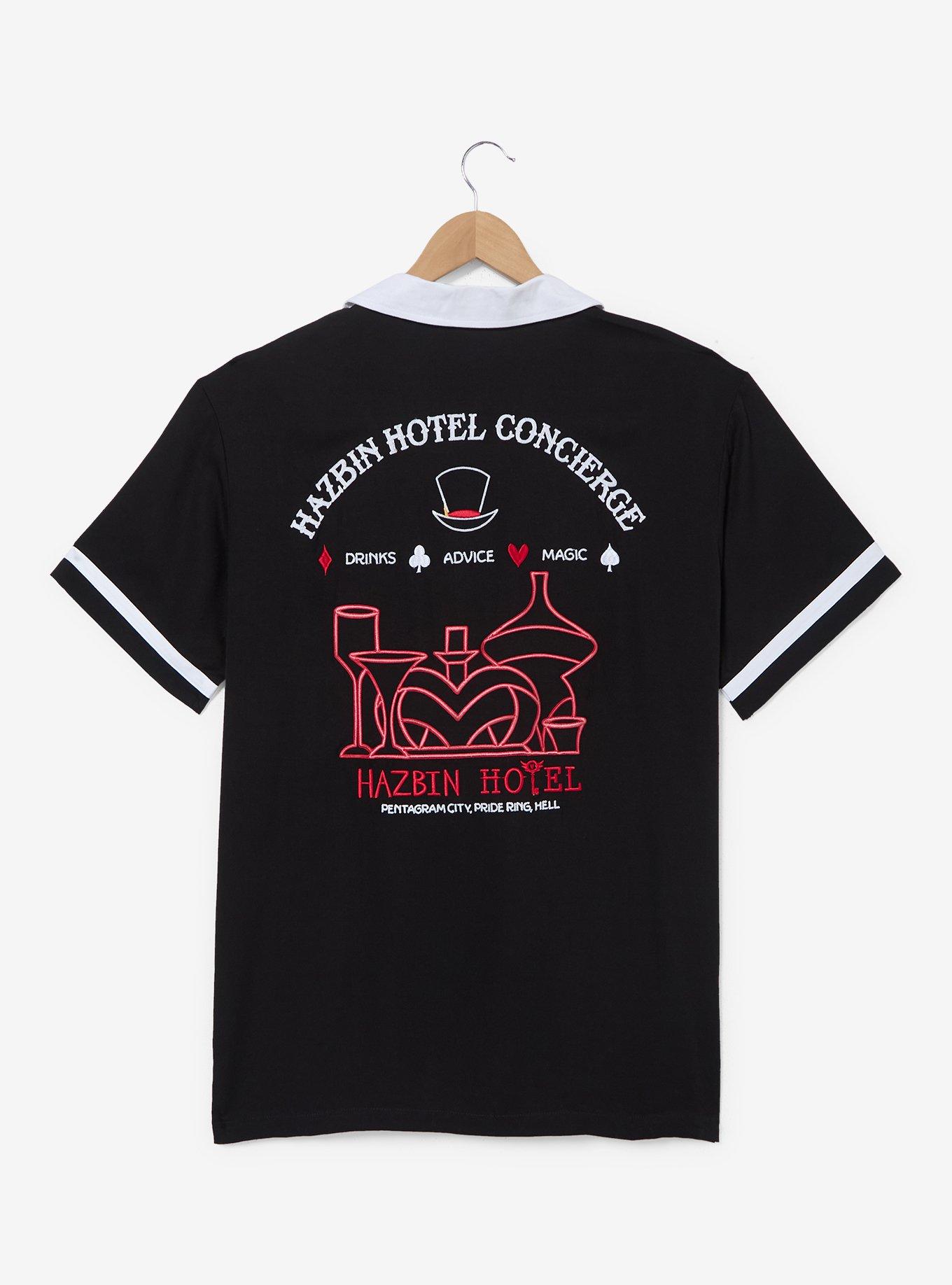 Hazbin Hotel Husk Concierge Woven T-Shirt — BoxLunch Exclusive
