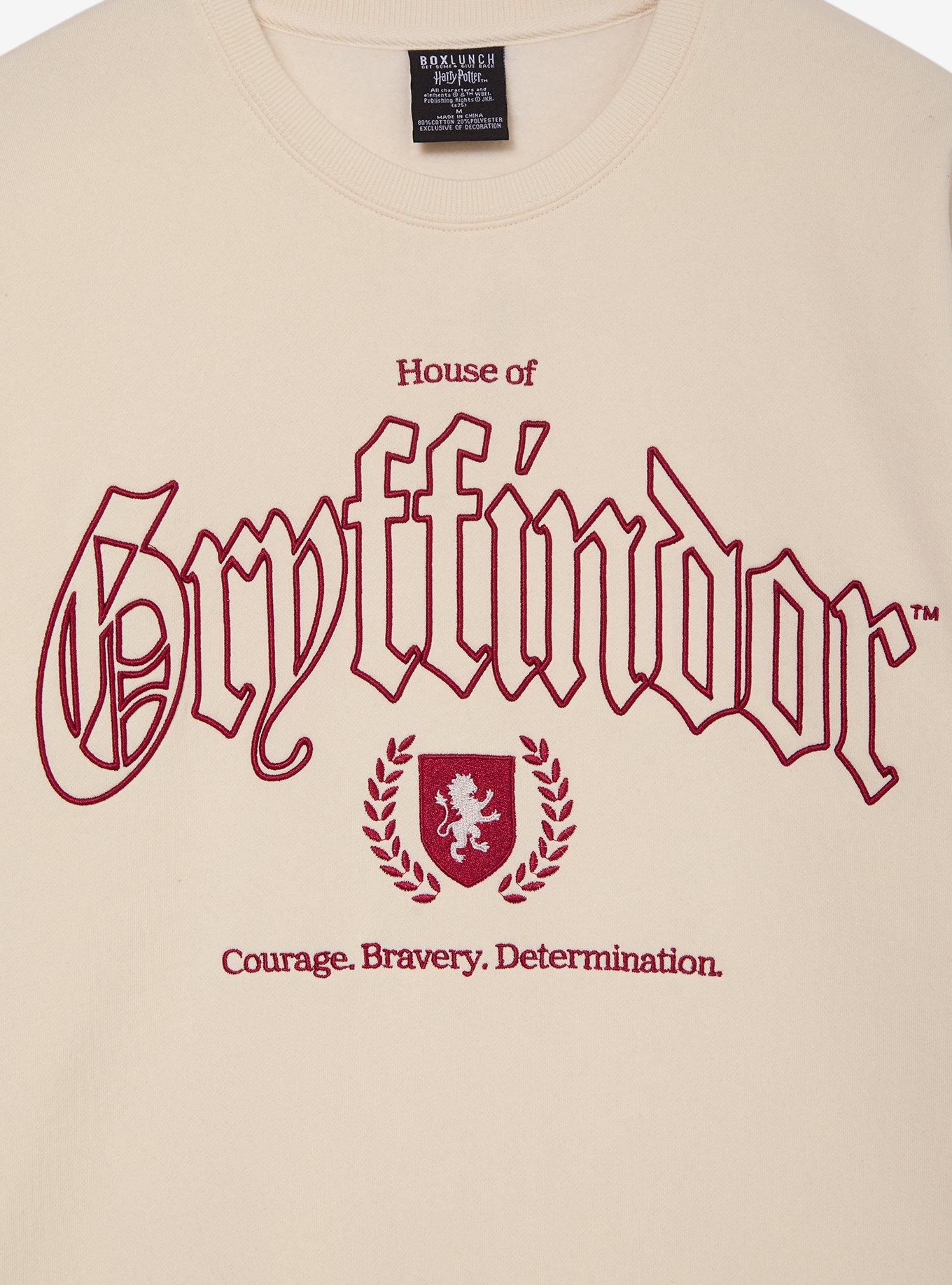 Harry Potter Gryffindor Script Crewneck - BoxLunch Exclusive, , hi-res