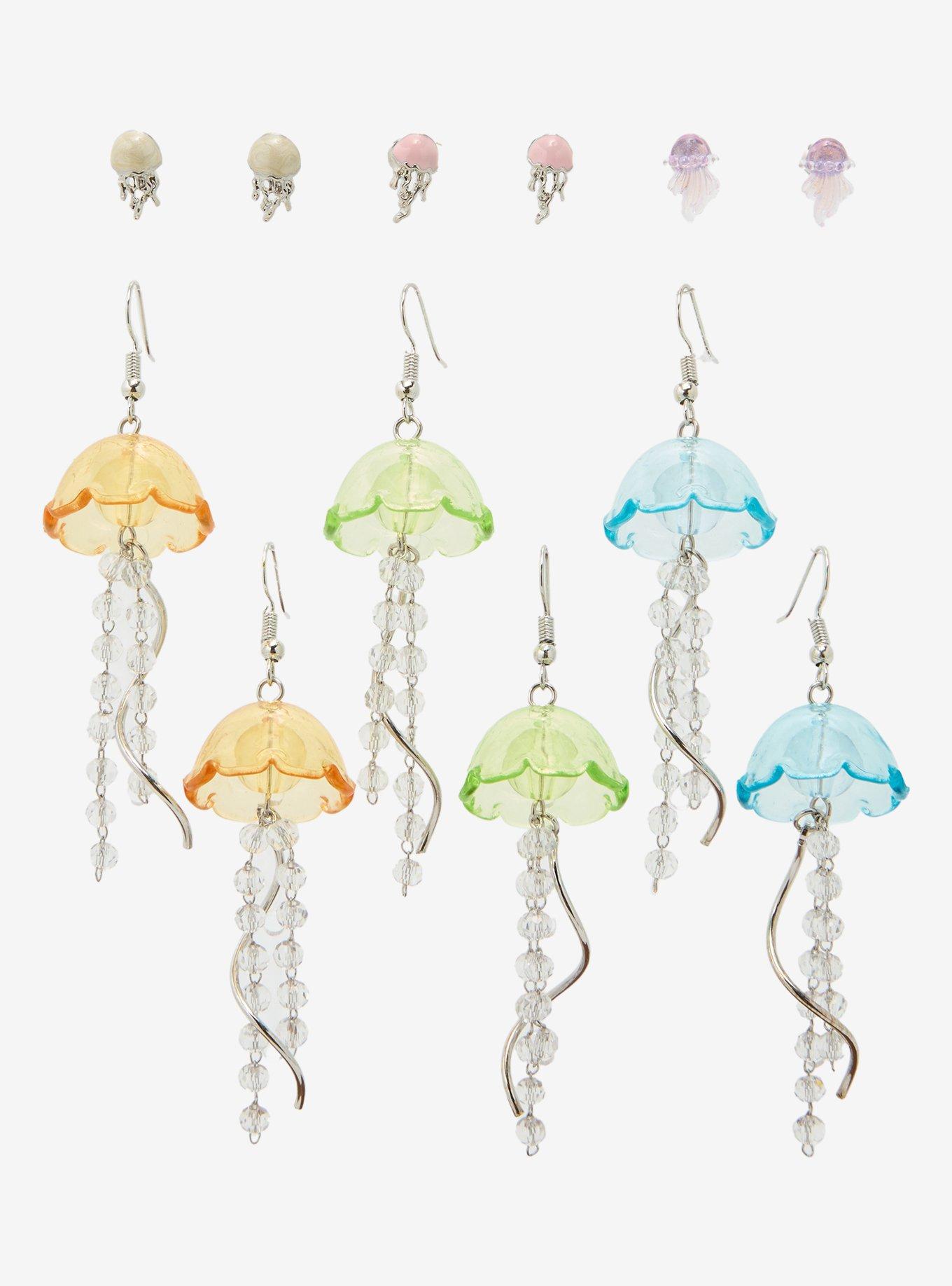 Rainbow Jellyfish Earring Set, , hi-res
