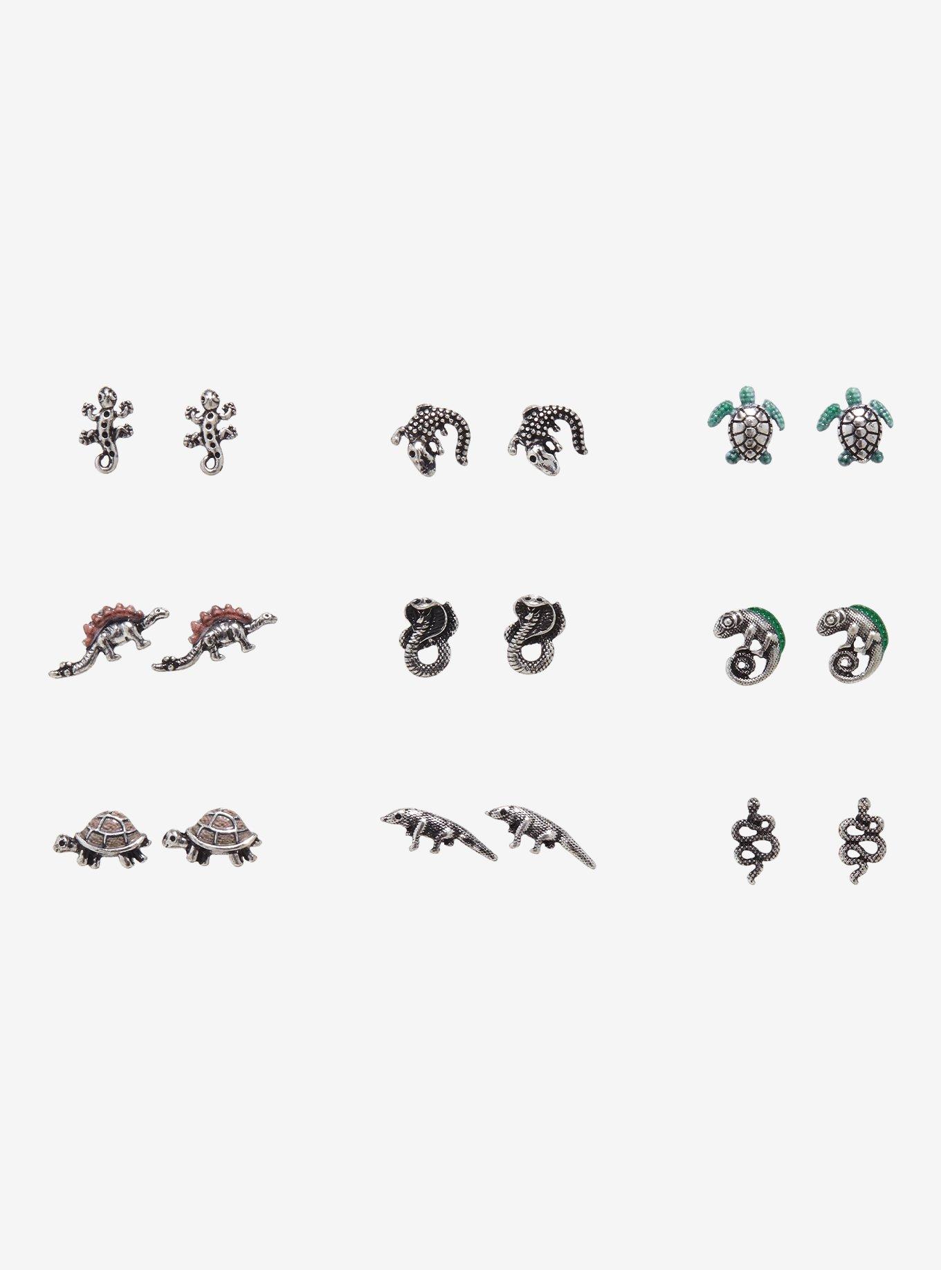 Reptile Type Stud Earring Set, , hi-res