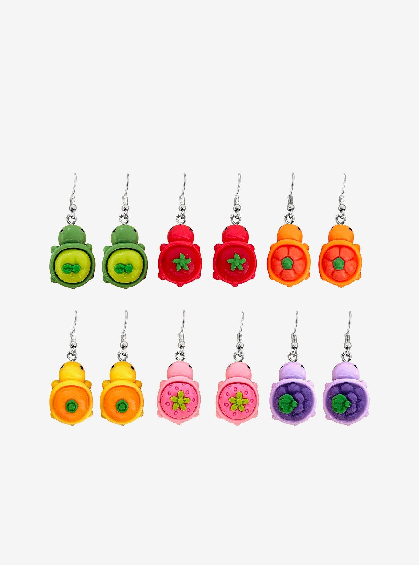 Fruit Turtle Drop Earring Set, , hi-res
