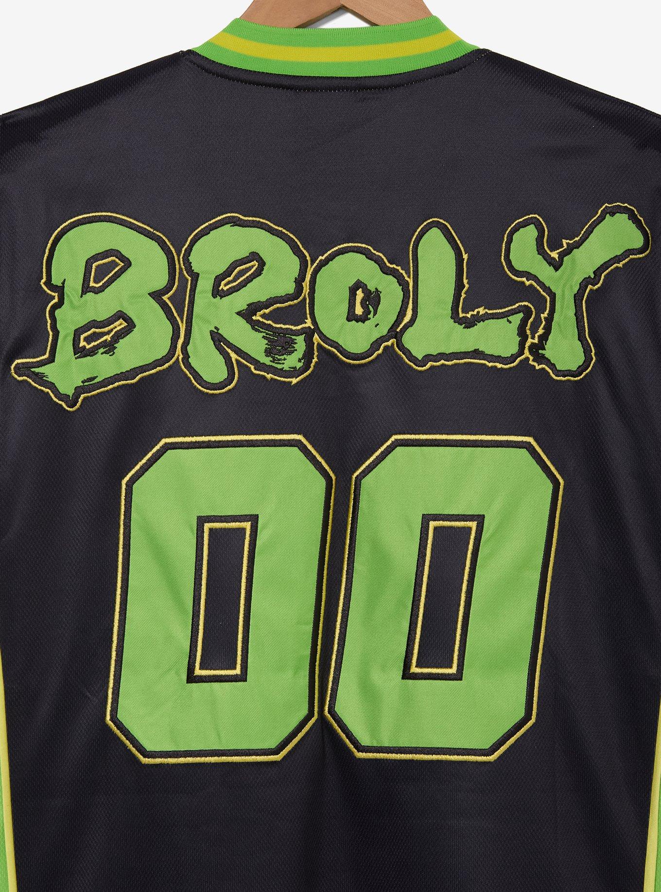 Dragon Ball Z Broly Batting Jersey - BoxLunch Exclusive, BLACK, alternate