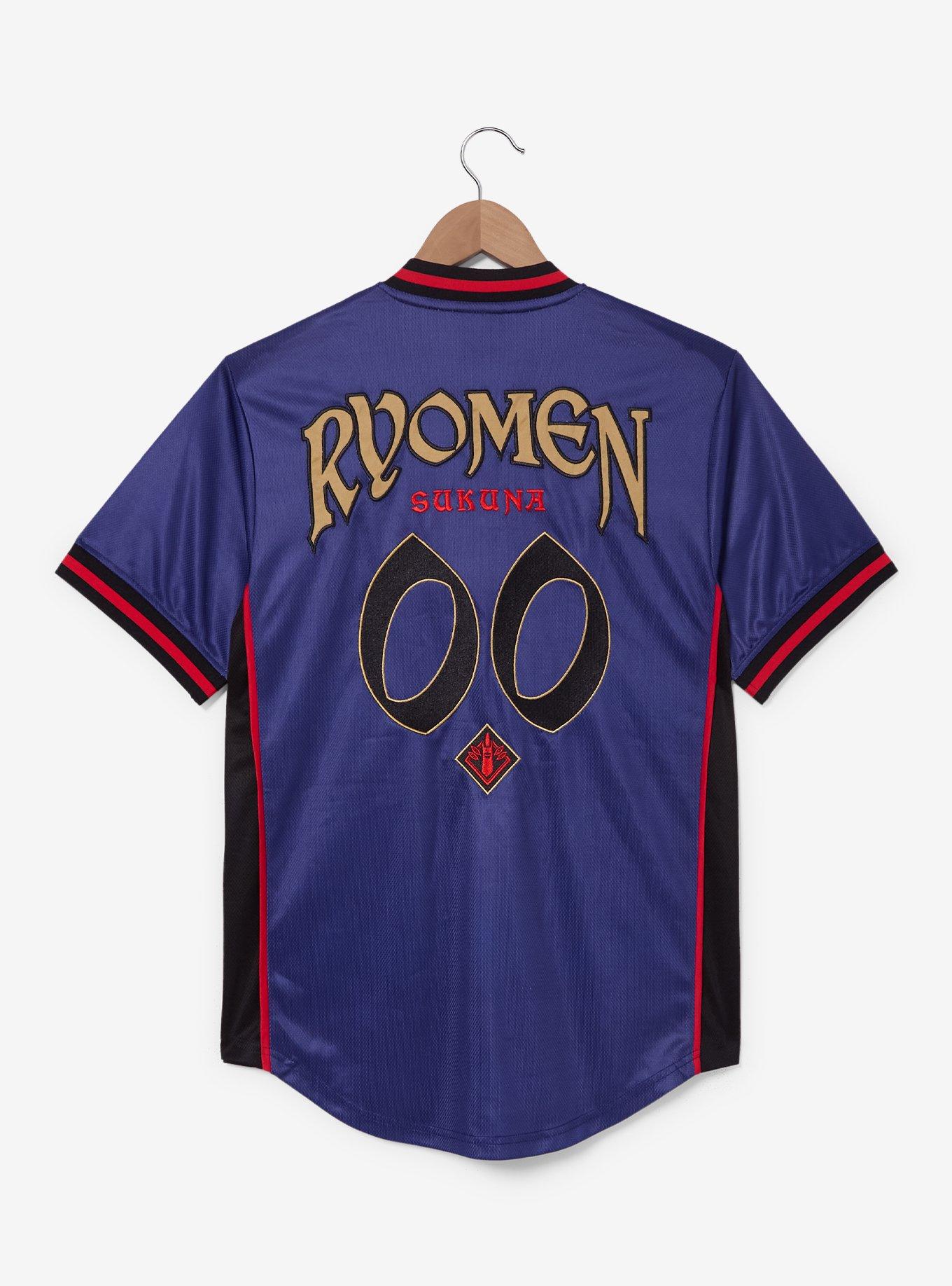 Jujutsu Kaisen Ryomen Sukuna Batting Jersey - BoxLunch Exclusive, , hi-res