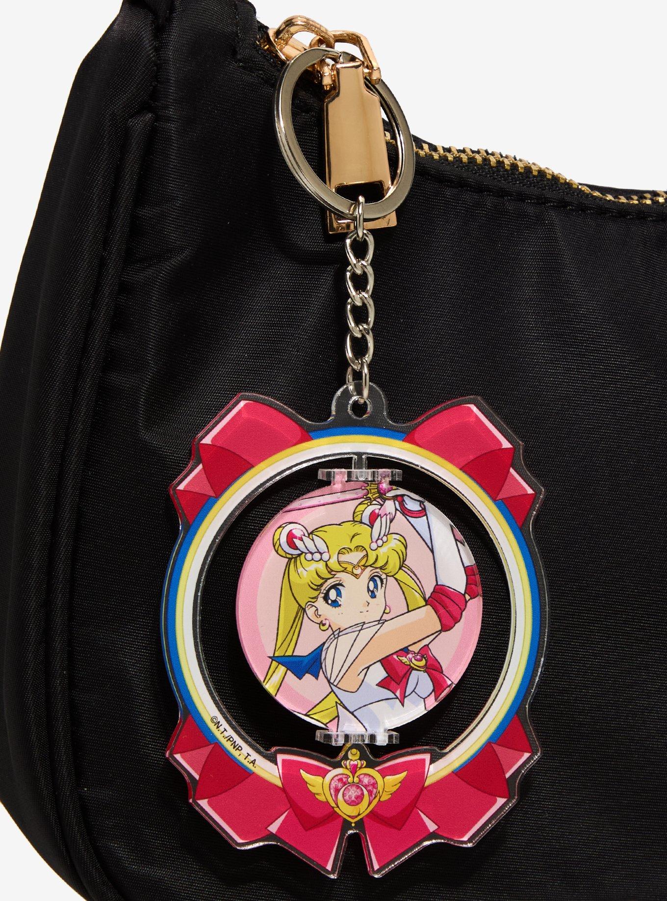 Sailor Moon Portrait Spinning Keychain - BoxLunch Exclusive, , hi-res
