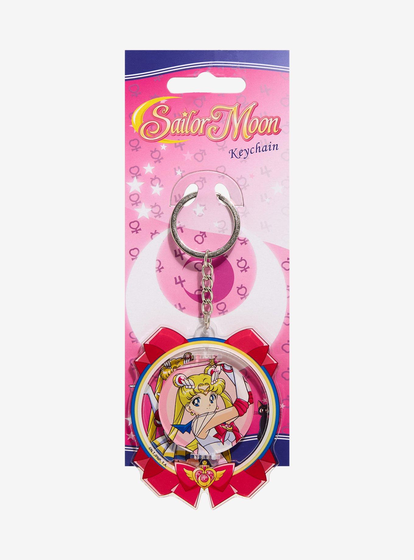 Sailor Moon Portrait Spinning Keychain - BoxLunch Exclusive, , alternate