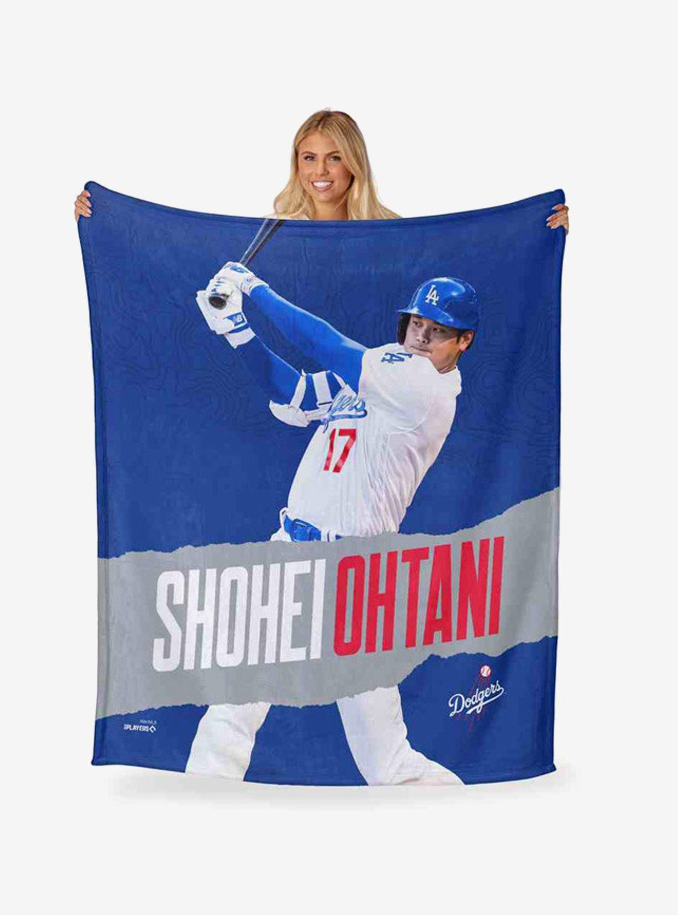 MLB Los Angeles Dodgers Shohei Ohtani Silk Touch Throw Blanket, , hi-res