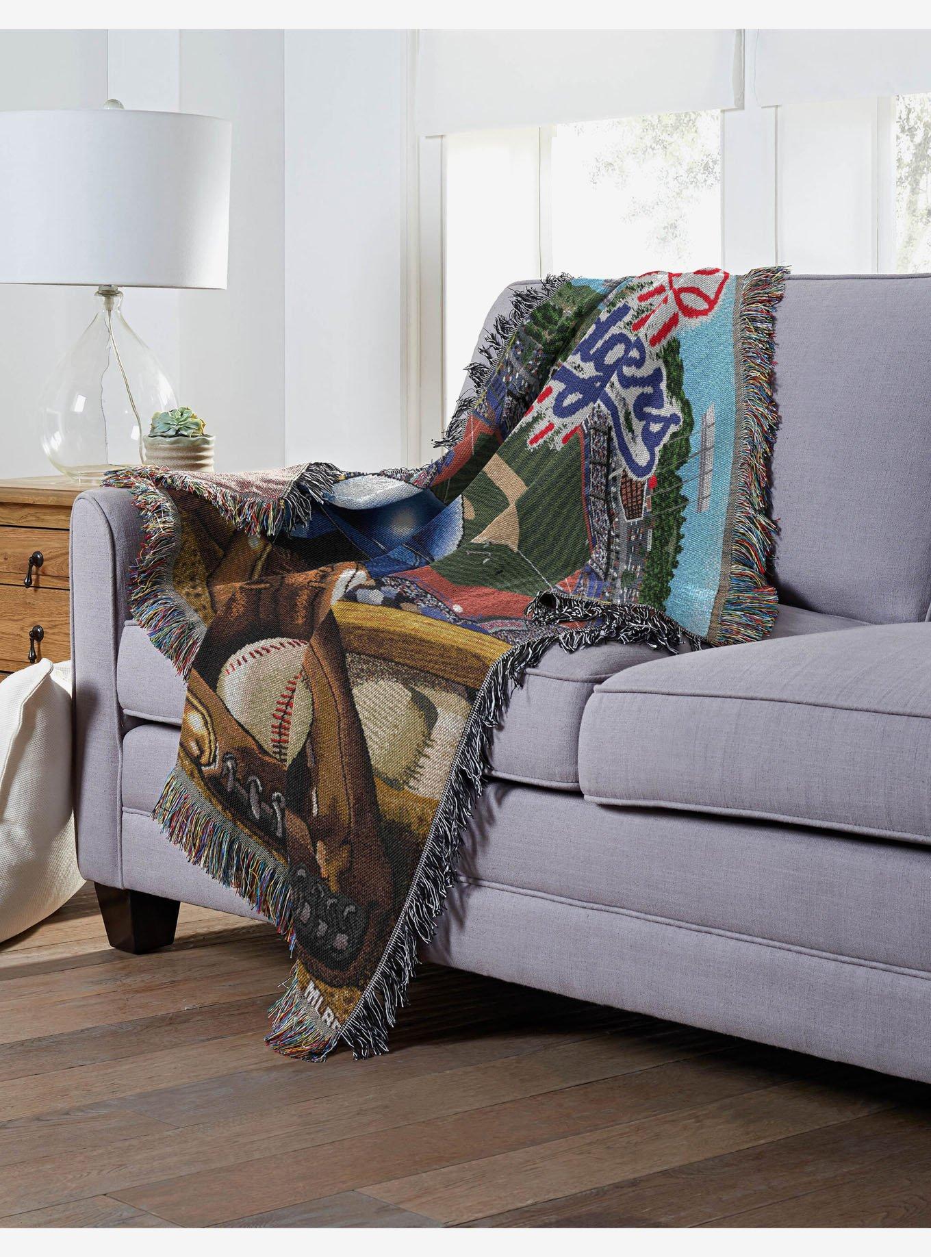 MLB Los Angeles Dodgers Homefield Advantage Tapestry Throw Blanket, , alternate