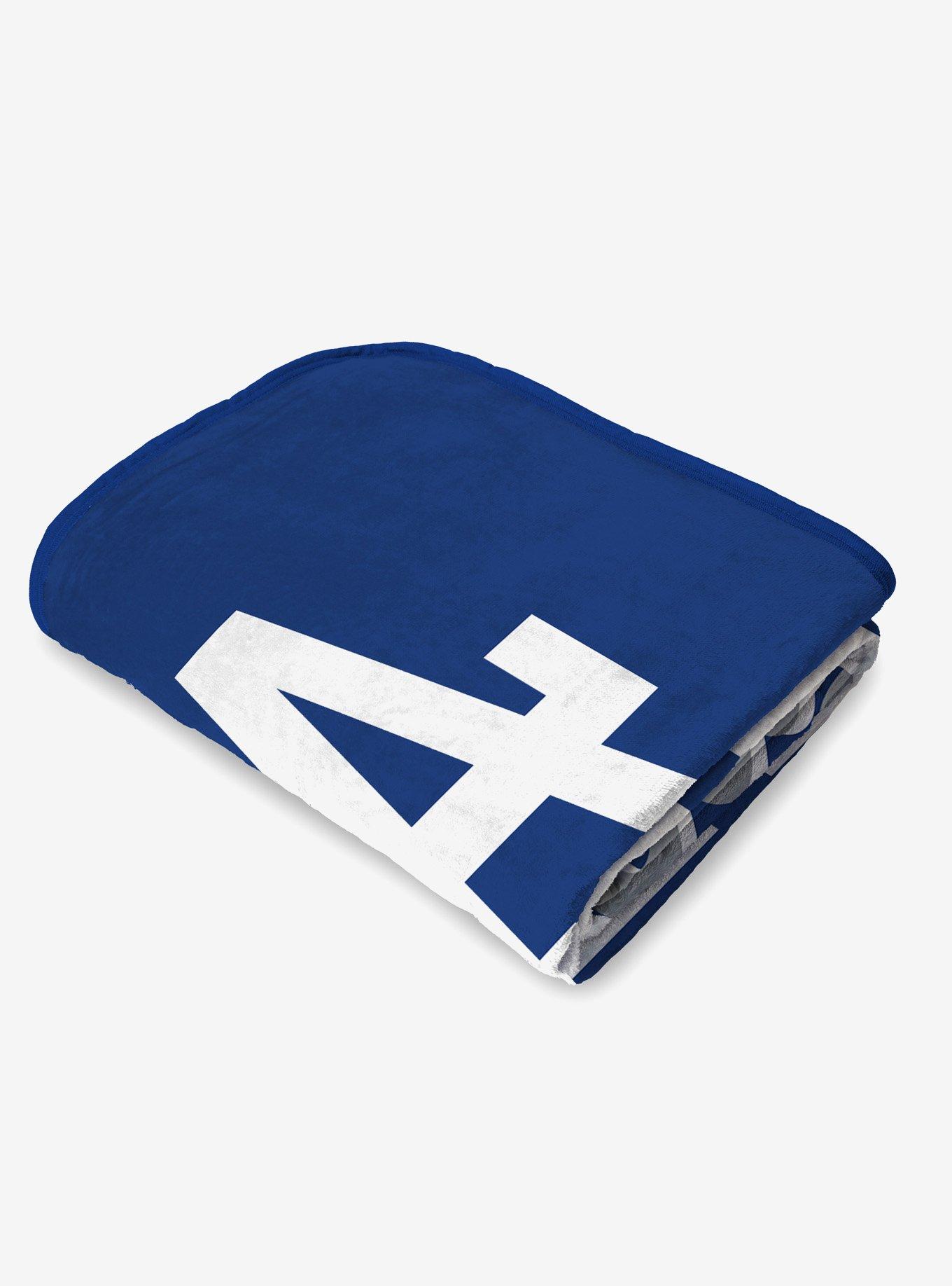 MLB Los Angeles Dodgers Signature Raschel Throw Blanket, , alternate