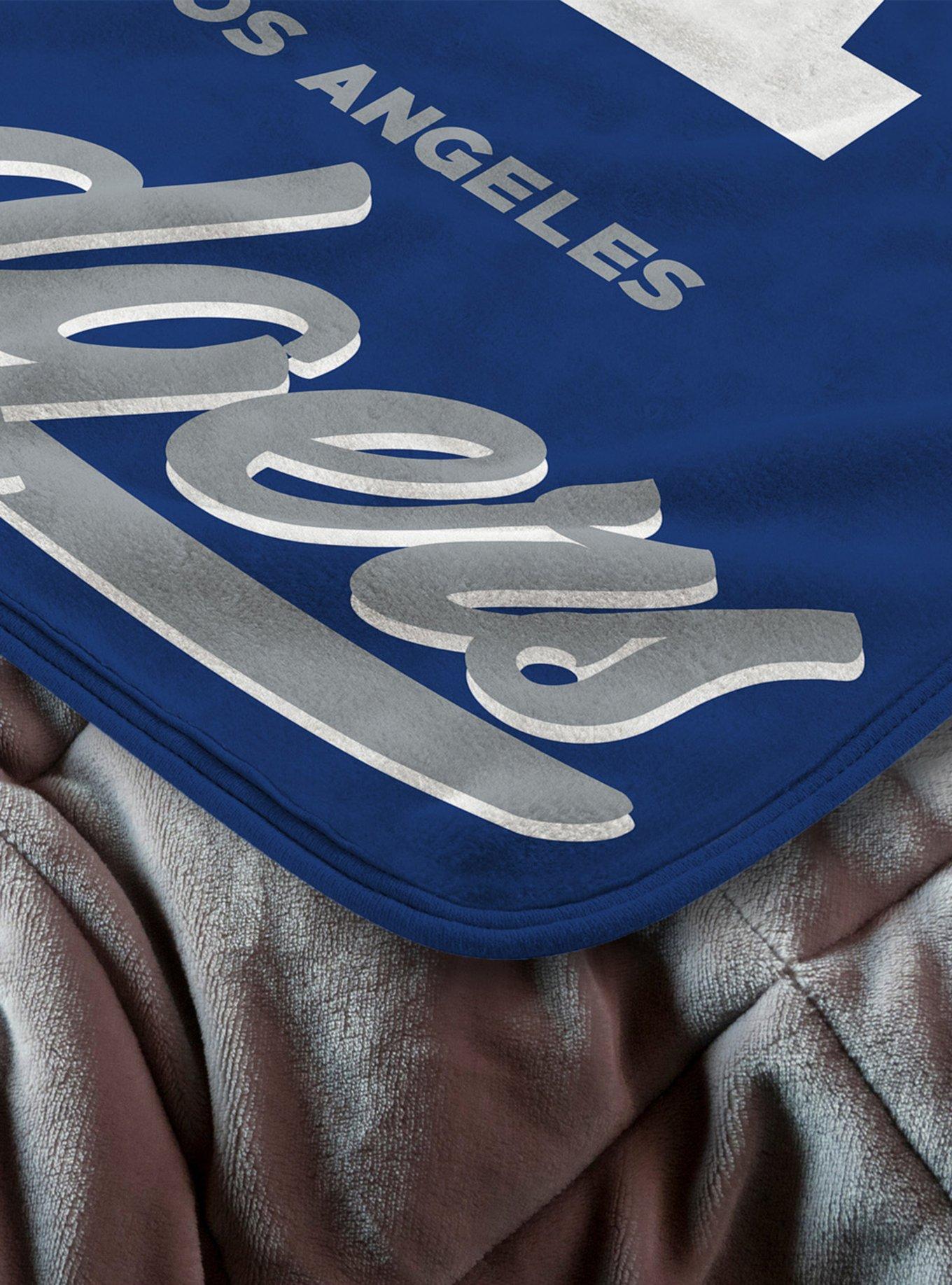 MLB Los Angeles Dodgers Signature Raschel Throw Blanket, , alternate