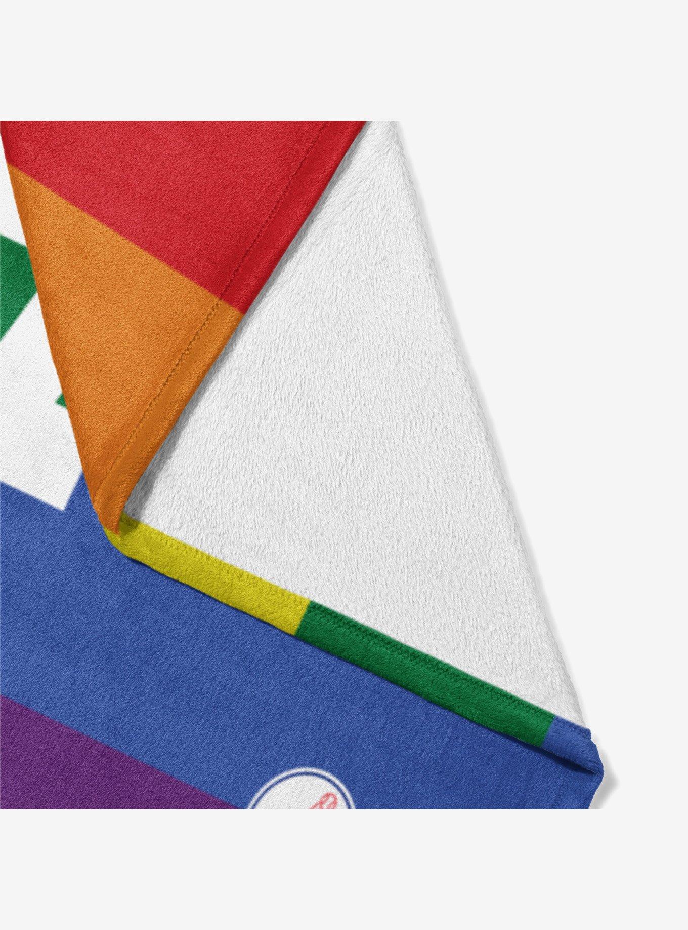 MLB Los Angeles Dodgers Pride Series Silk Touch Throw Blanket, , alternate