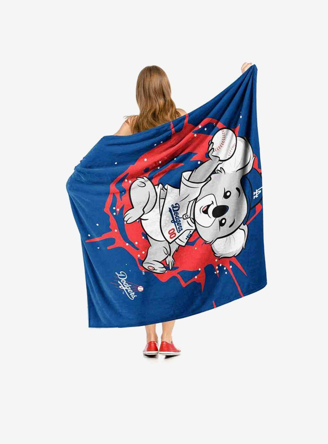 MLB Los Angeles Dodgers Mascot Silk Touch Throw Blanket, , hi-res