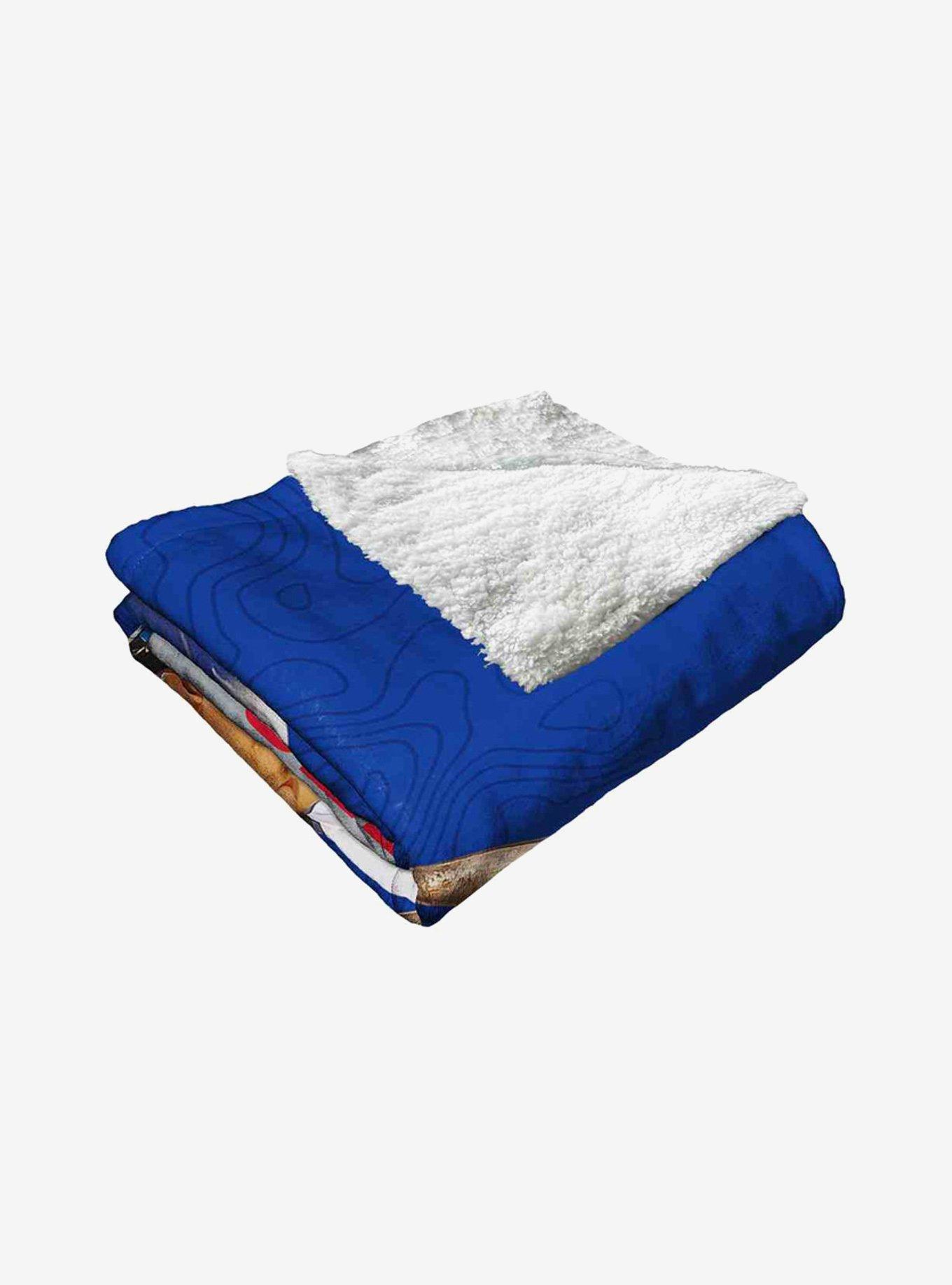 MLB Los Angeles Dodgers Mookie Betts Silk Touch Sherpa Throw Blanket, , alternate