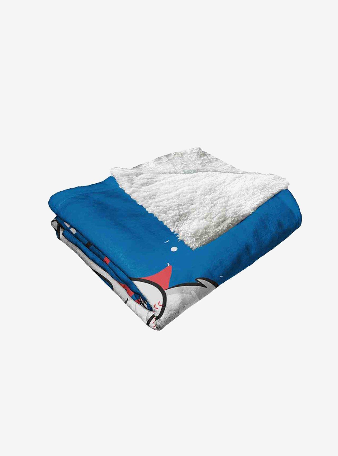 MLB Los Angeles Dodgers Mascot Silk Touch Sherpa Throw Blanket, , alternate