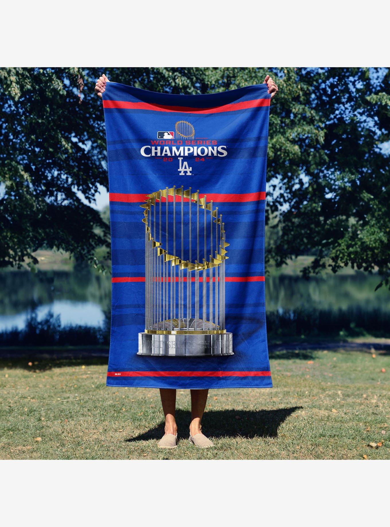 MLB World Series Champs 2024 Los Angeles Dodgers Beach Towel, , hi-res