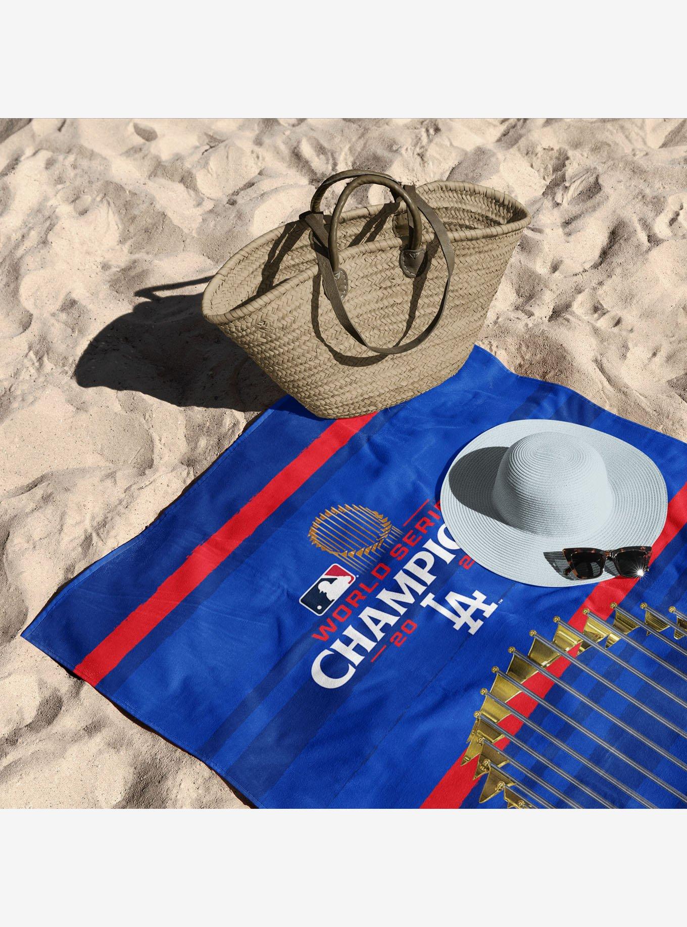 MLB World Series Champs 2024 Los Angeles Dodgers Beach Towel, , alternate