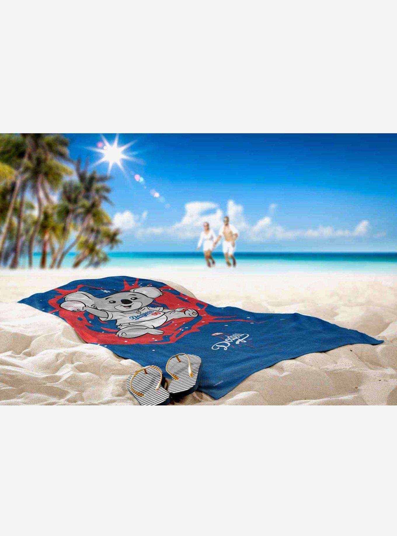 MLB Los Angeles Dodgers Mascot Beach Towel, , hi-res