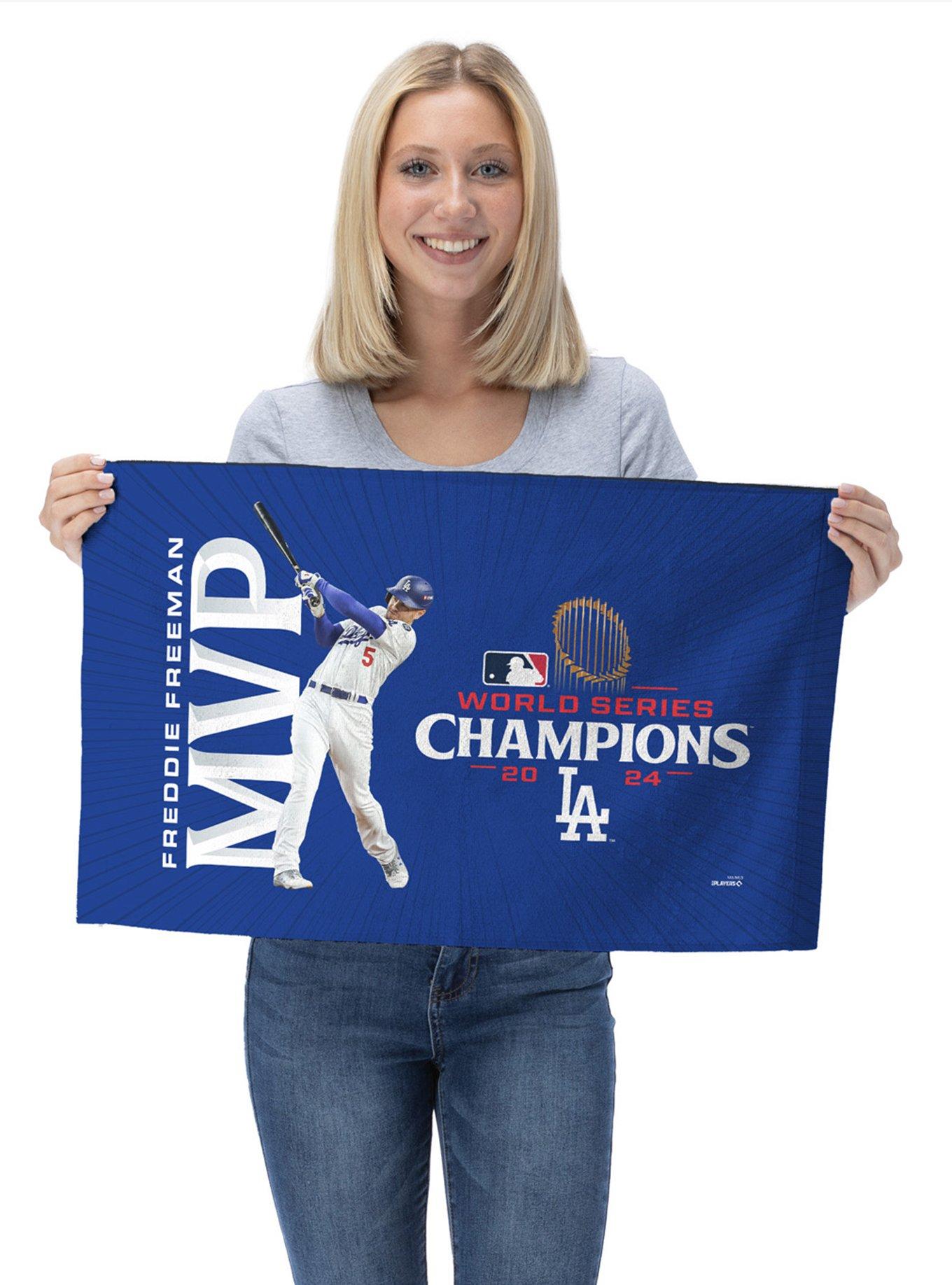MLB World Series MVP Los Angeles Dodgers Freddie Freeman Fan Towel 2-Pack, , alternate