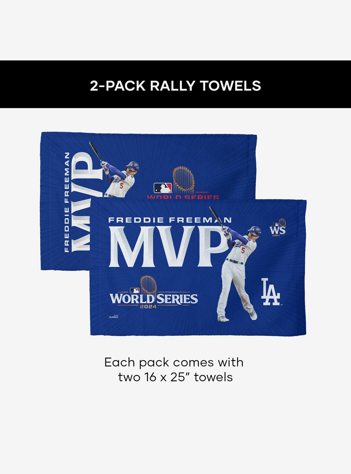 MLB World Series MVP Los Angeles Dodgers Freddie Freeman Fan Towel 2-Pack, , alternate