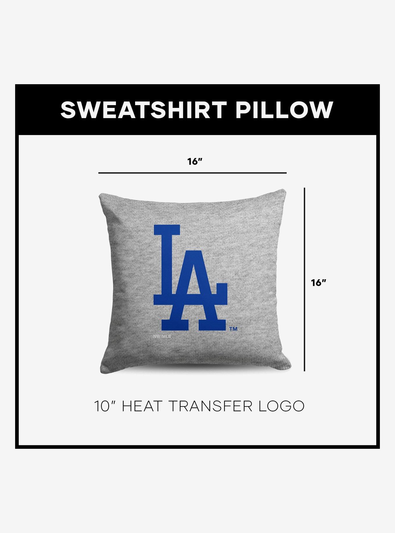 MLB Los Angeles Dodgers Primary Sweatshirt Pillow, , alternate