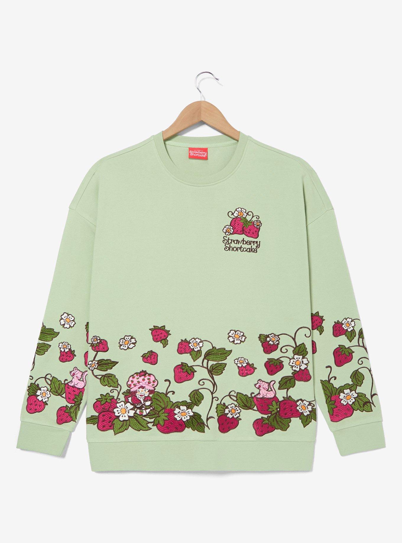 Strawberry Shortcake Strawberries Crewneck &mdash; BoxLunch Exclusive, , hi-res