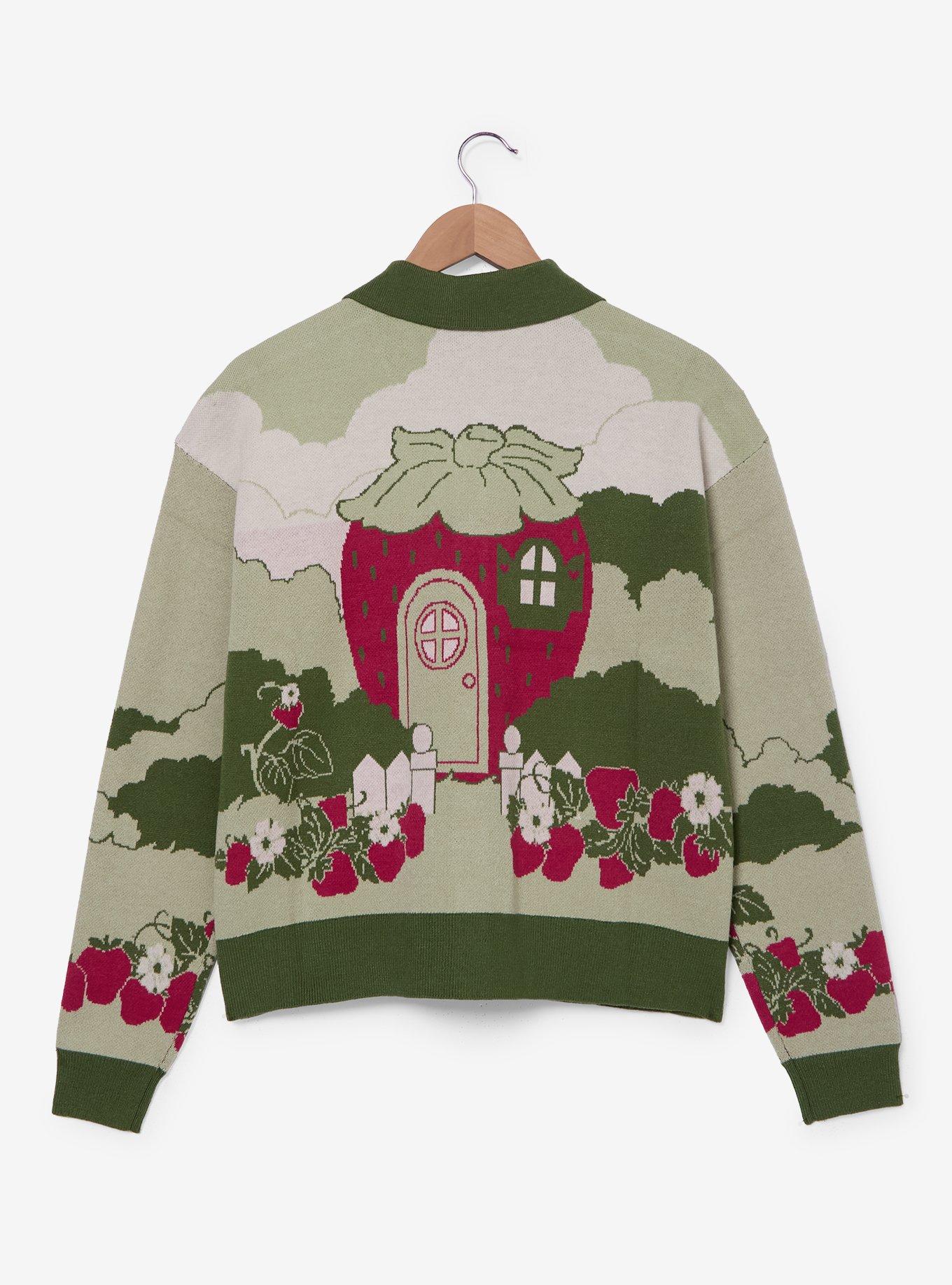Strawberry Shortcake Custard & Strawberry Scenic Women's Cardigan - BoxLunch Exclusive, , hi-res