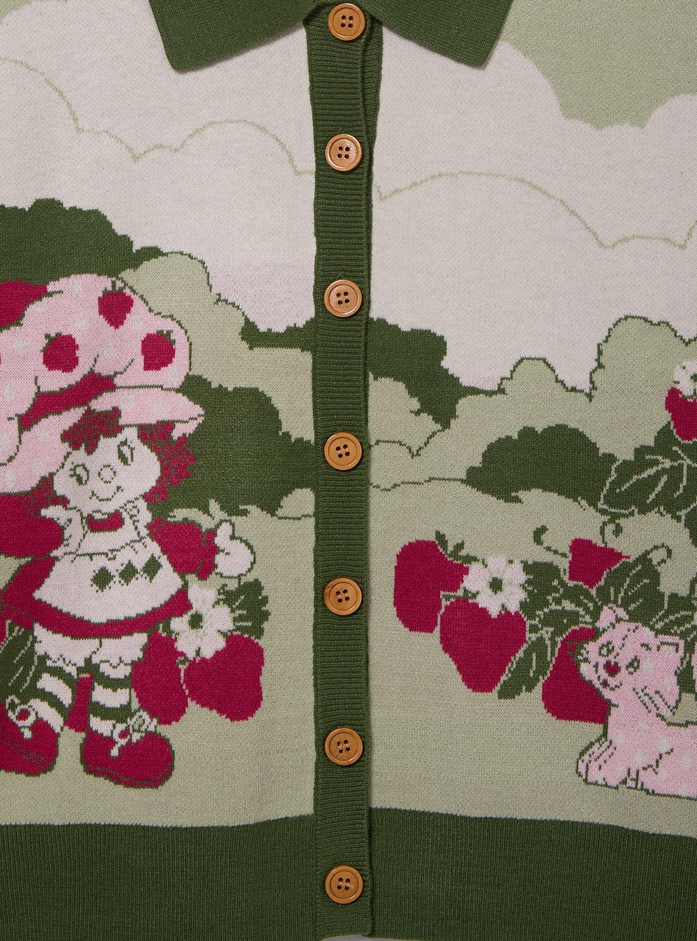 Strawberry Shortcake Custard & Strawberry Scenic Women's Cardigan - BoxLunch Exclusive, MULTI, alternate