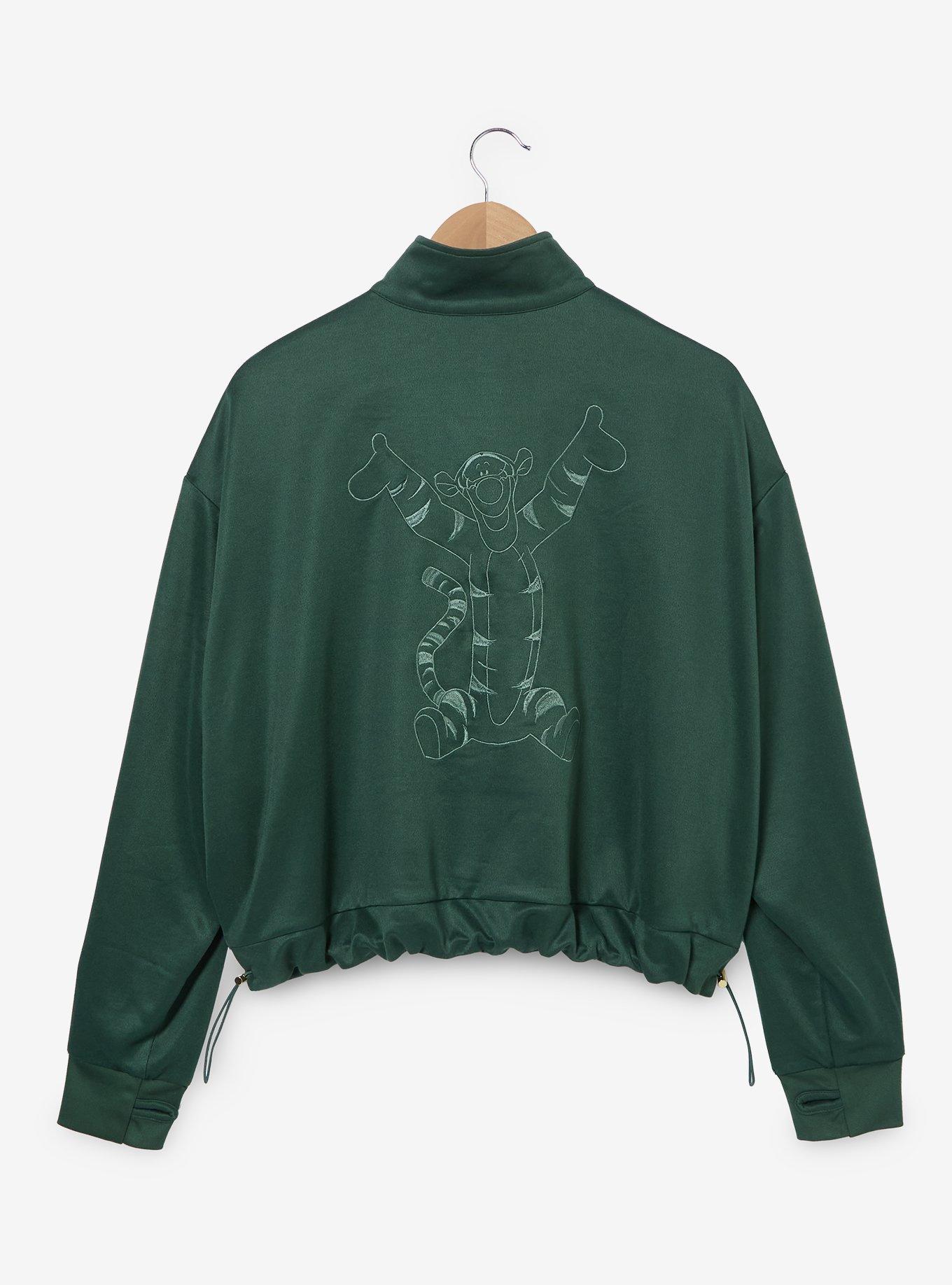 Disney Winnie the Pooh Tigger Women's Cropped Quarter Zip Crewneck - BoxLunch Exclusive, , hi-res