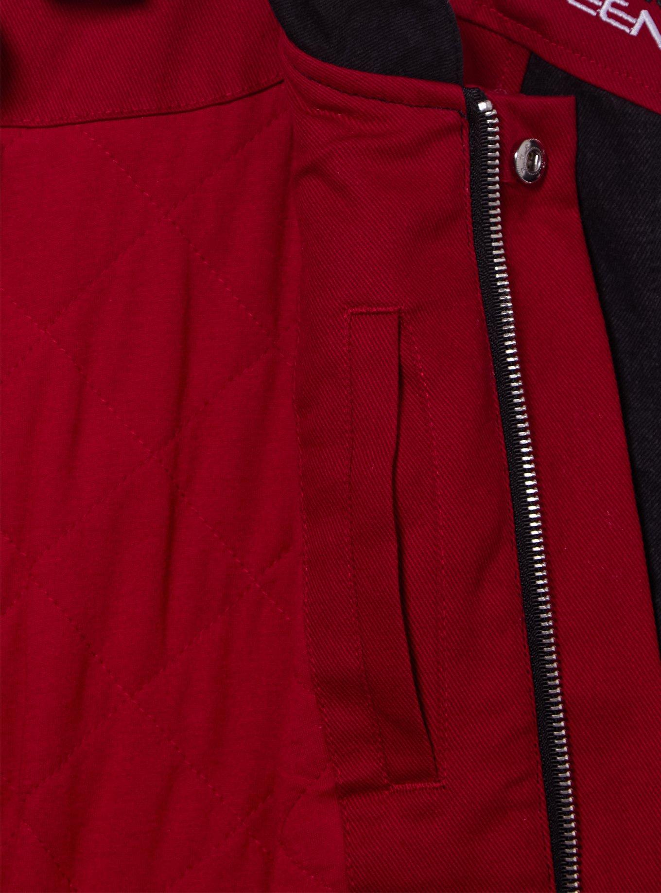 Disney Pixar Cars Lightning McQueen Cropped Women's Plus Size Denim Moto Jacket - BoxLunch Exclusive, DENIM, alternate