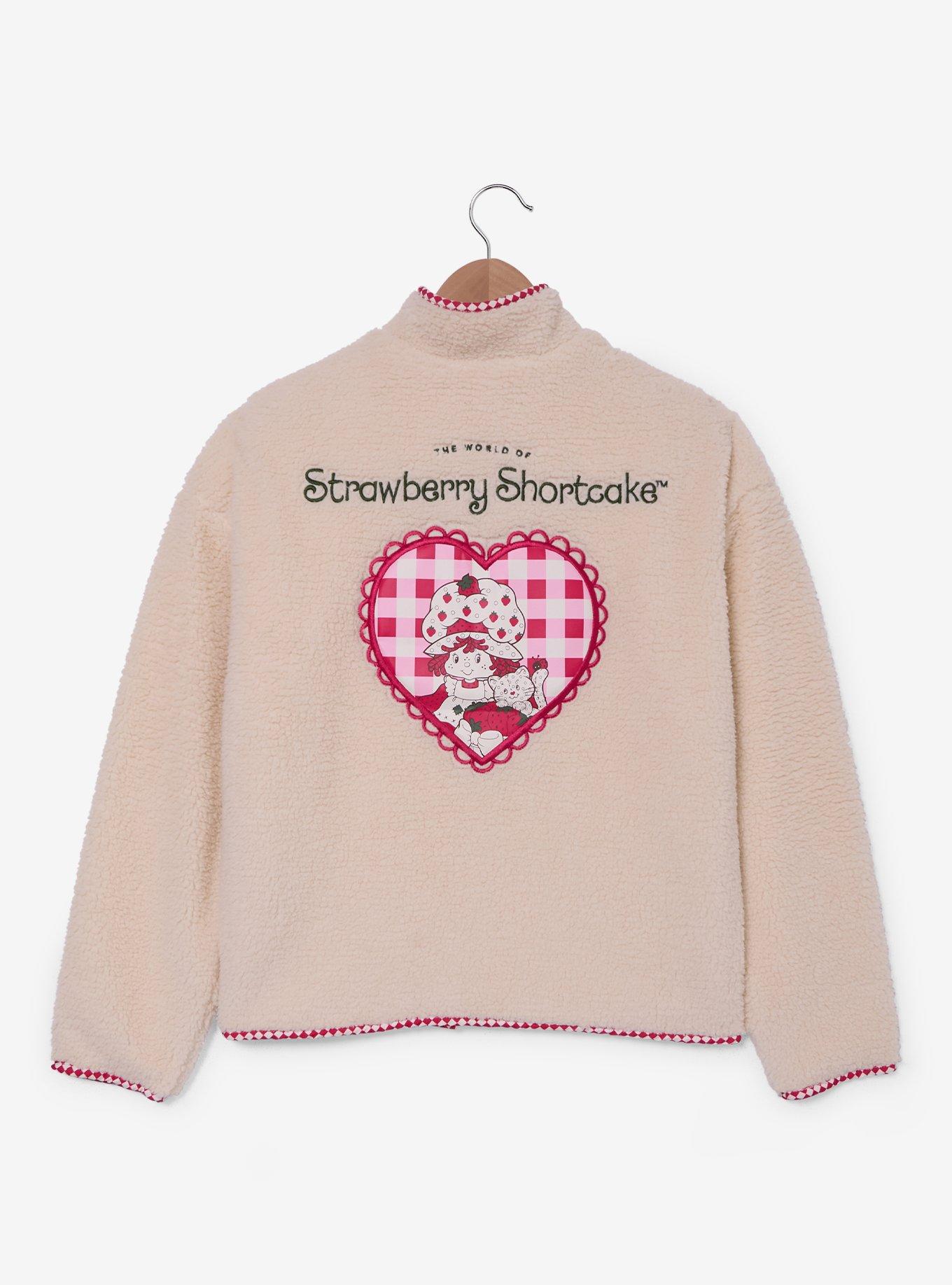 Strawberry Shortcake Embroidered Berries Women's Sherpa Jacket - BoxLunch Exclusive, , hi-res