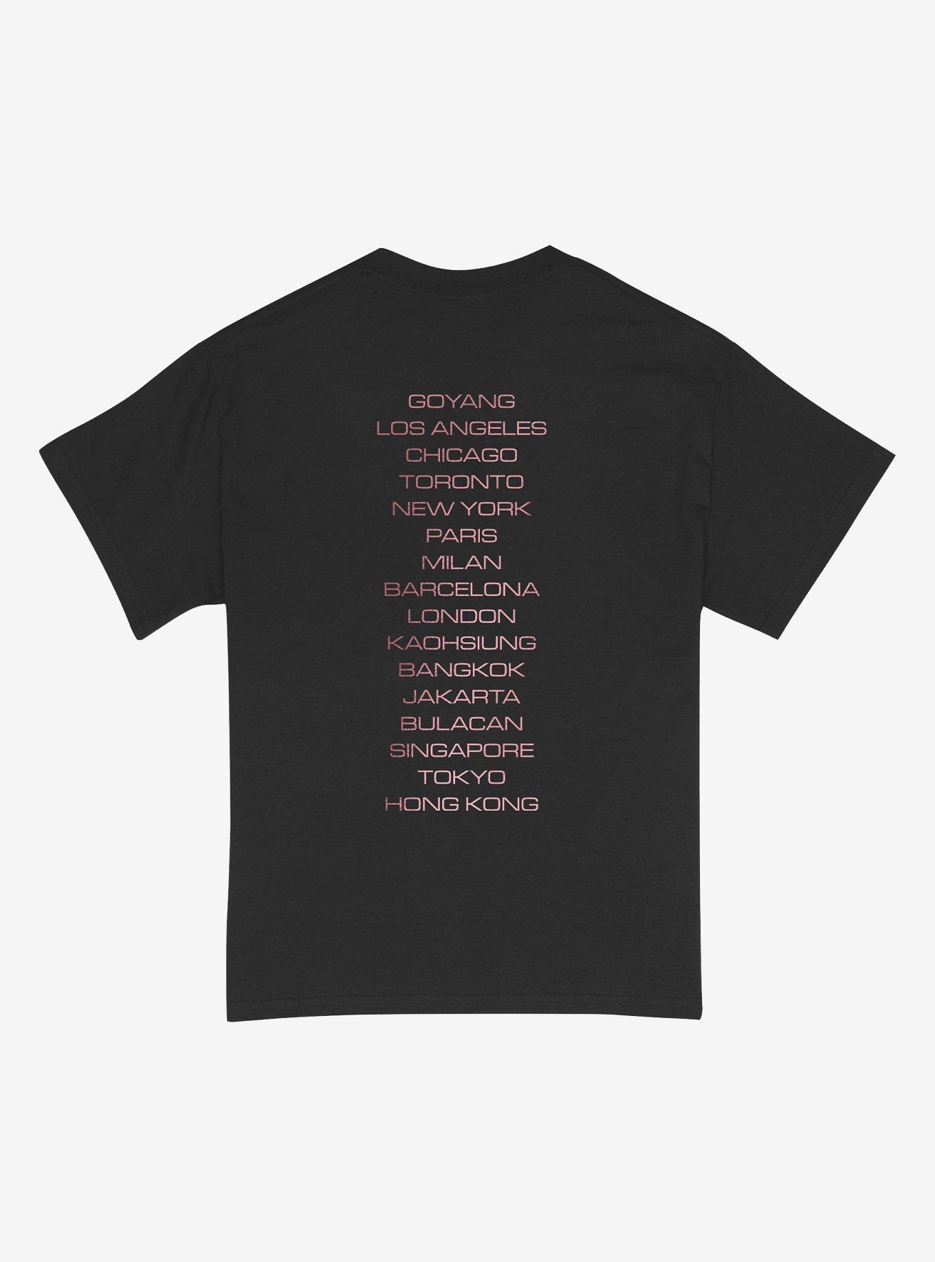 BLACKPINK Deadline World Tour Stops T-Shirt, , hi-res