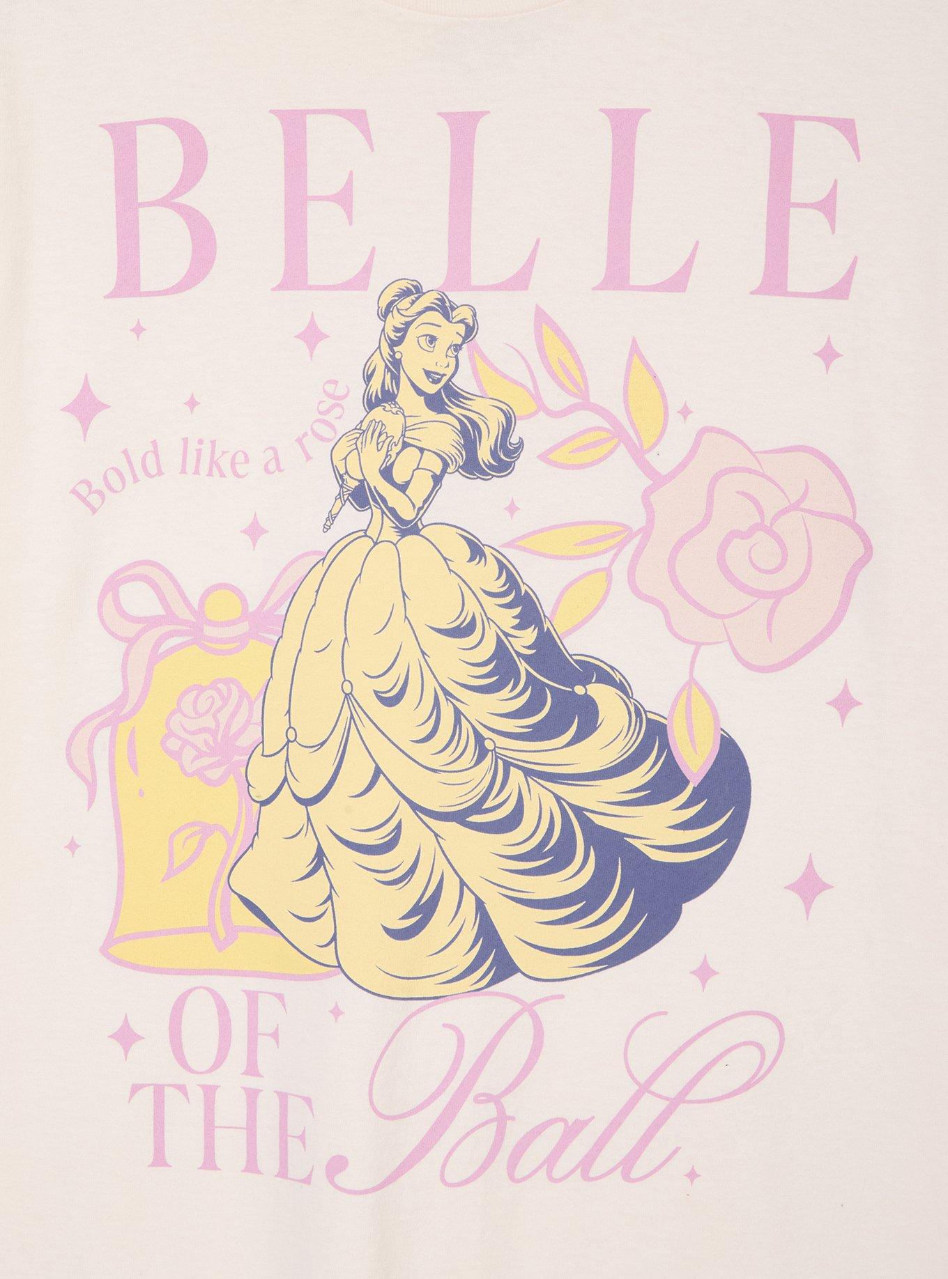 Disney Beauty and the Beast Belle of the Ball Tonal Women's T-Shirt — BoxLunch Exclusive, , hi-res