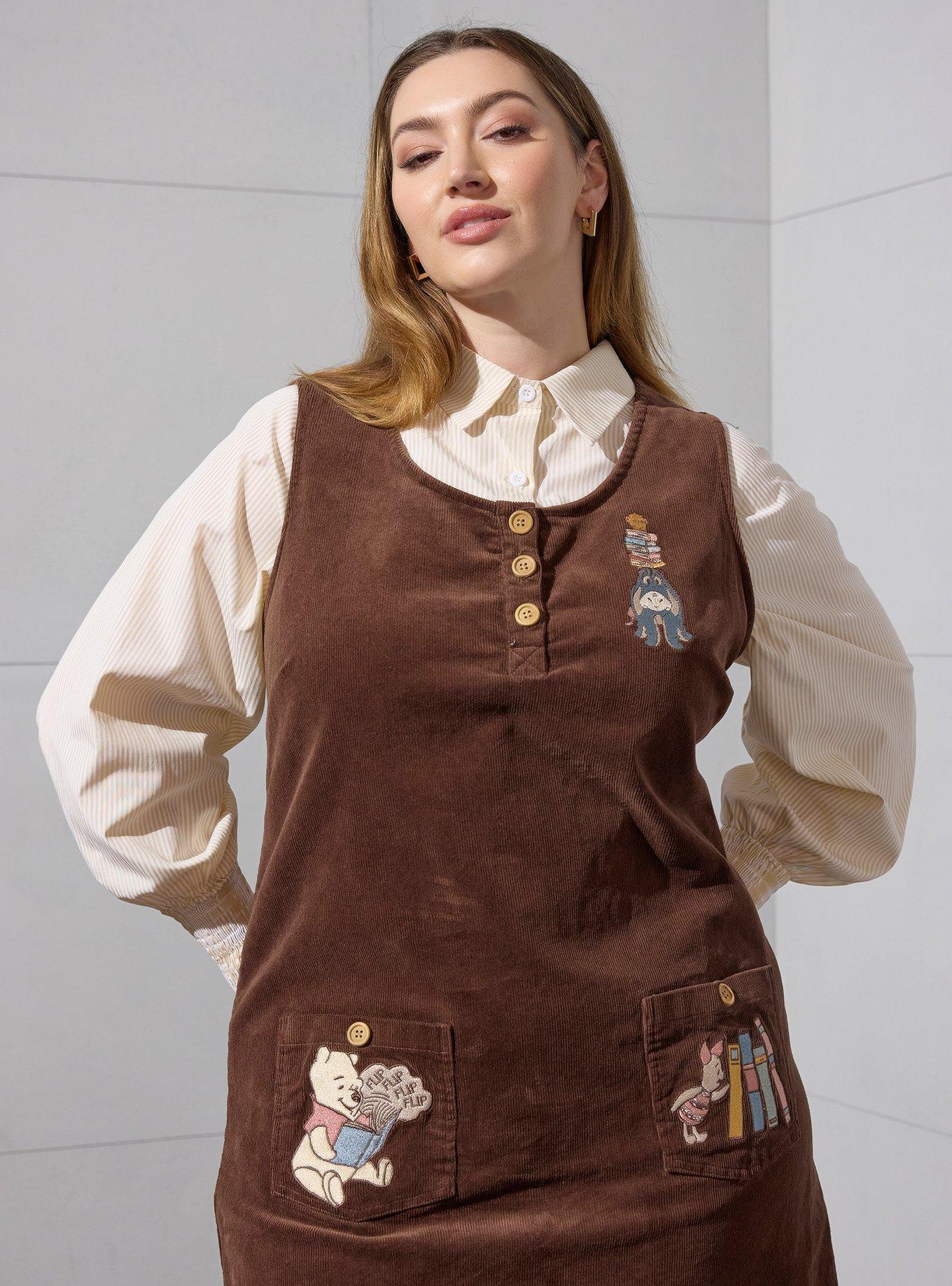Disney Winnie the Pooh Books Corduroy Plus Dress - BoxLunch Exclusive