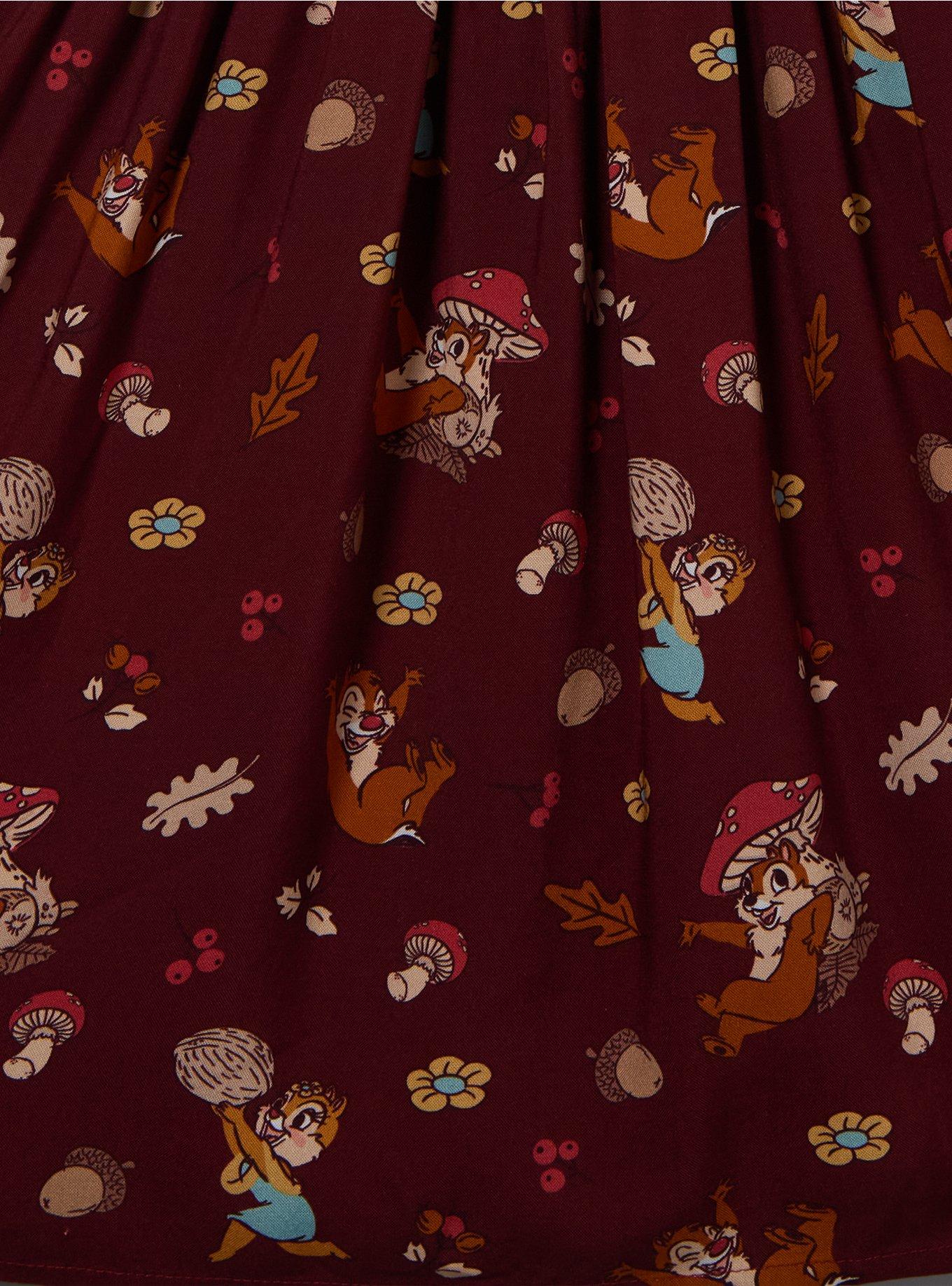 Disney Chip & Dale Fall Foliage Smock Dress - BoxLunch Exclusive