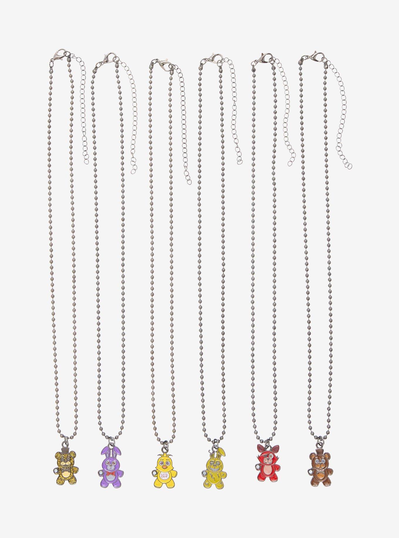 Five Nights At Freddy's Blind Bag Magnetic Charm Necklace, , hi-res