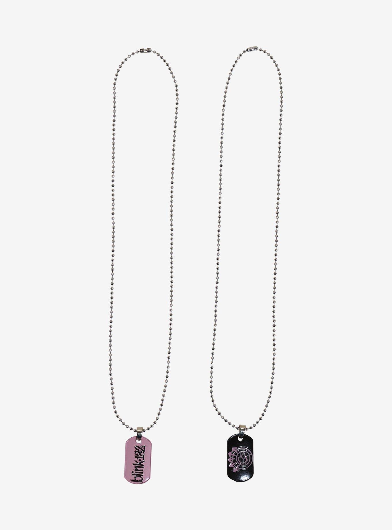 Blink-182 Dog Tag Best Friend Necklace Set, , hi-res
