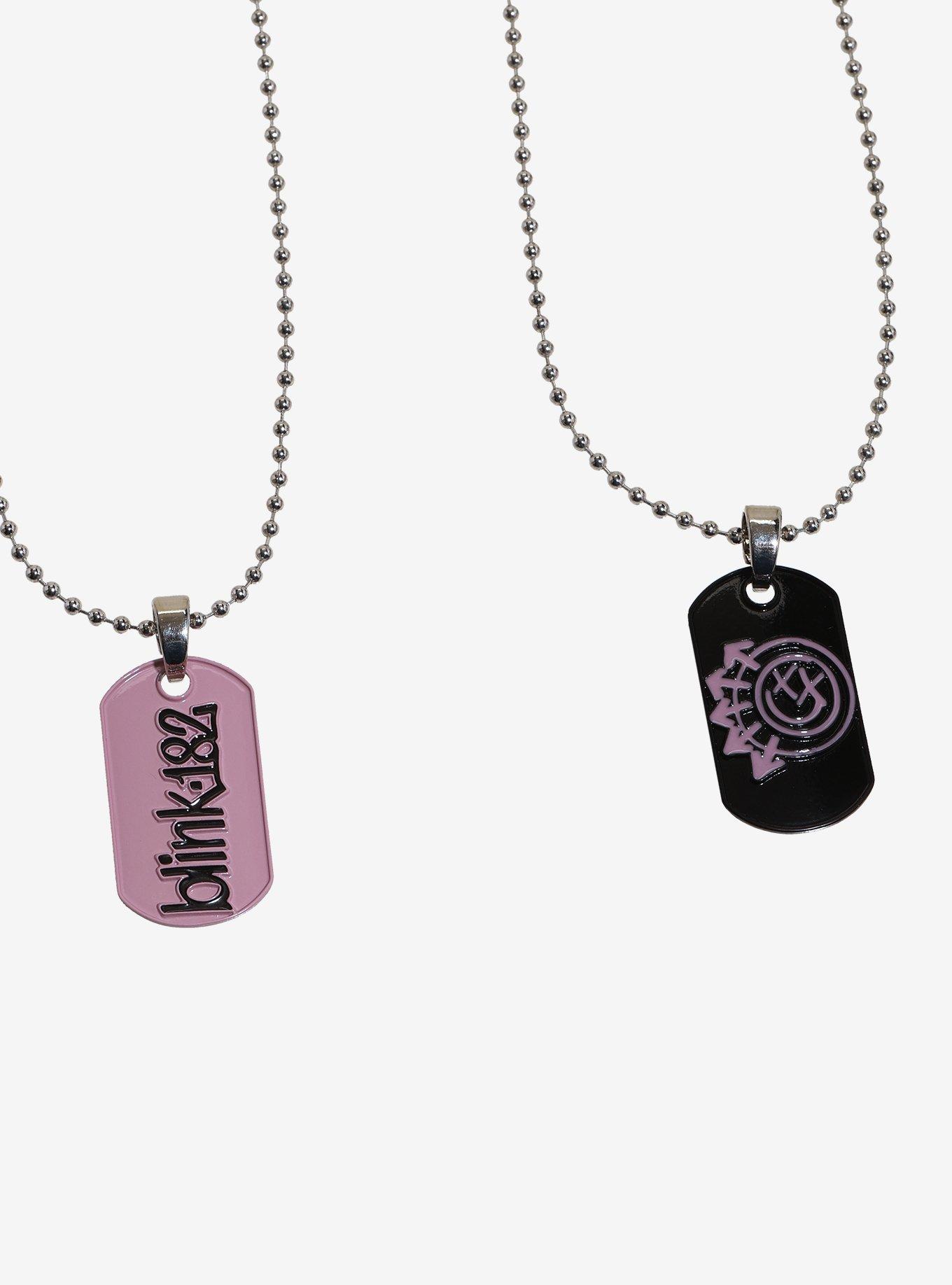 Blink-182 Dog Tag Best Friend Necklace Set, , alternate