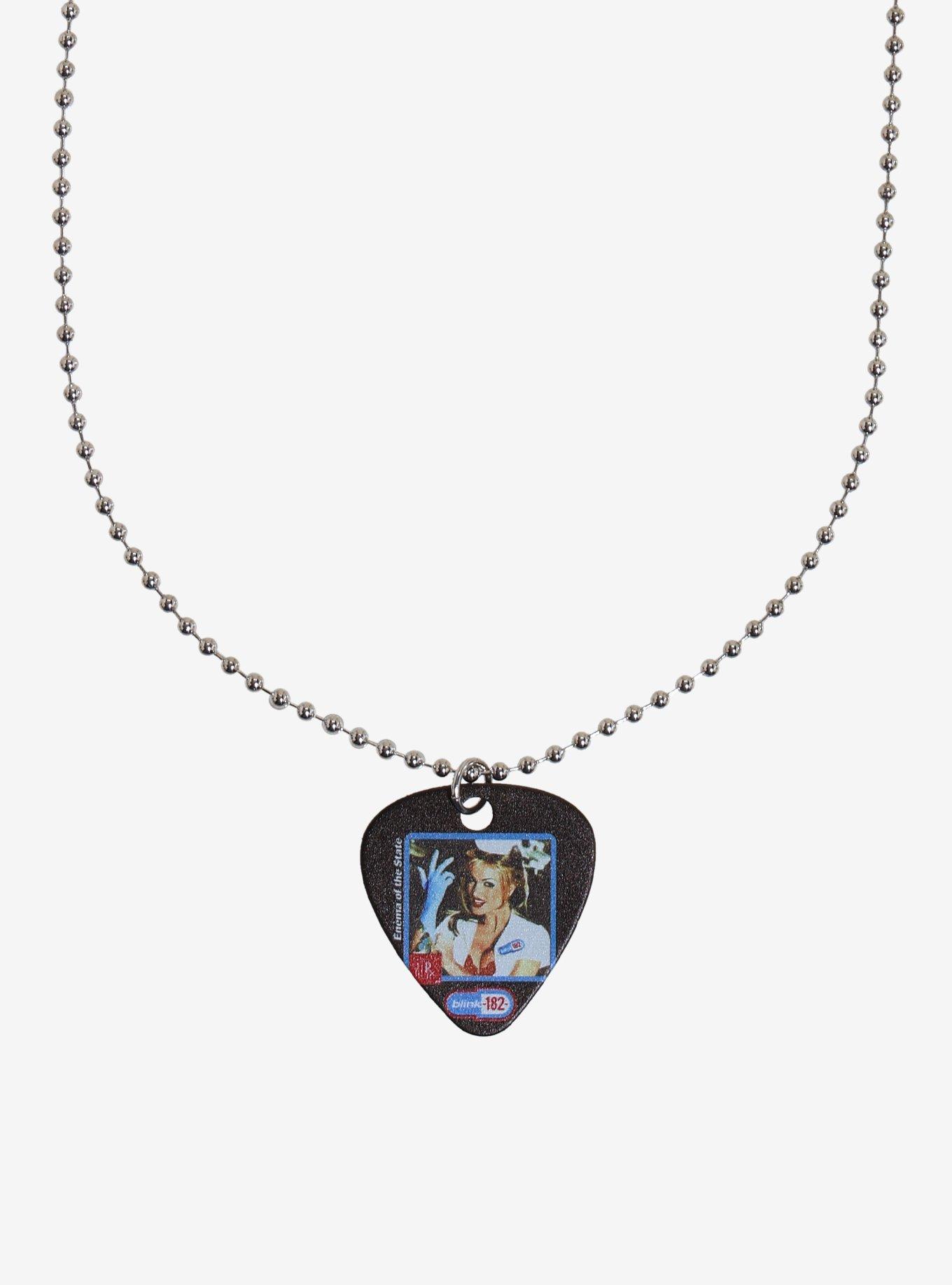Blink-182 Enema Of The State Guitar Pick Necklace, , alternate