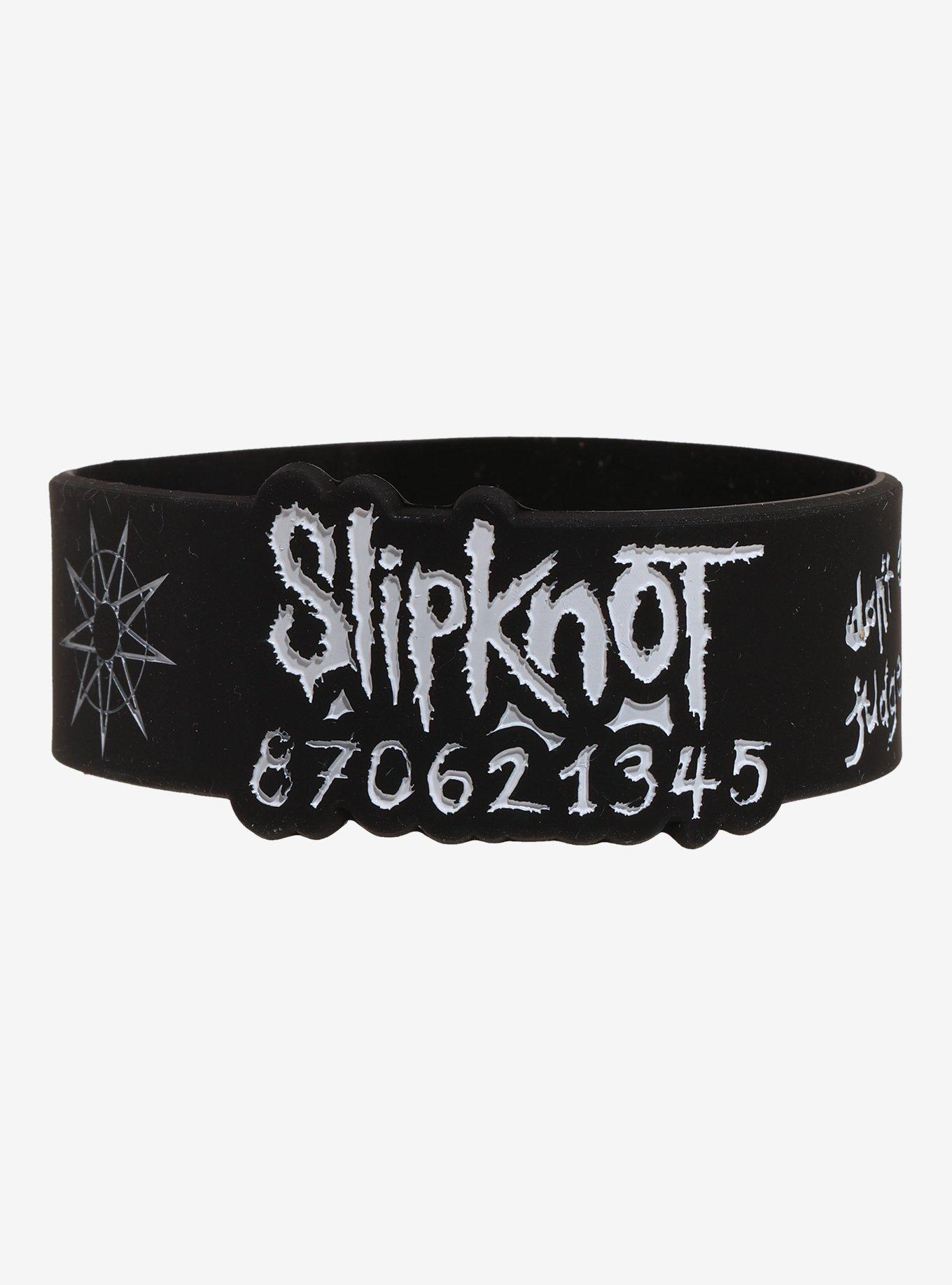 Slipknot Icons Rubber Bracelet, , hi-res