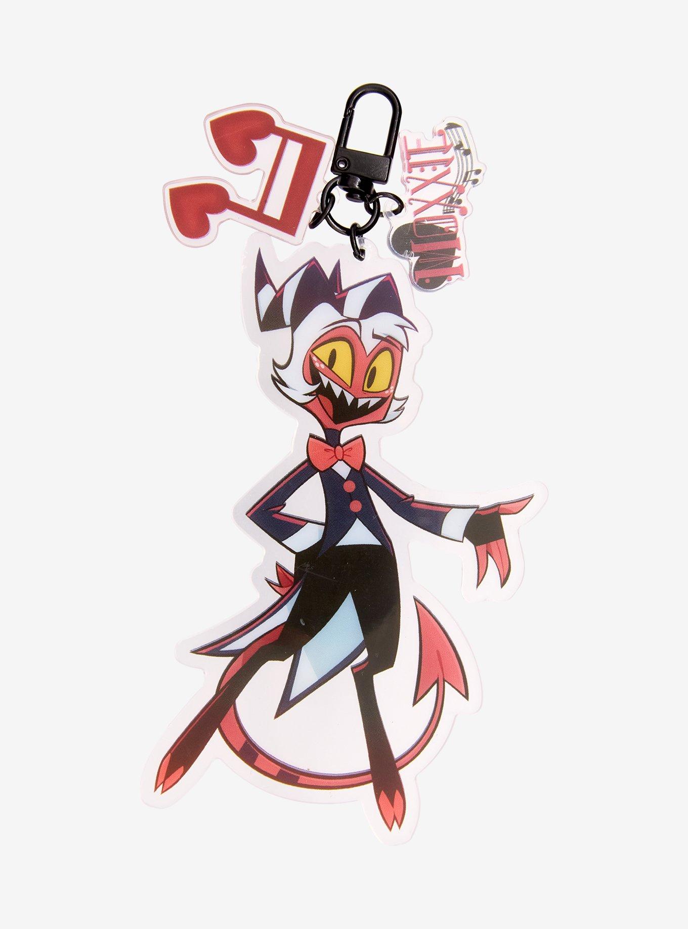 Helluva Boss Moxxie Charms Acrylic Key Chain, , hi-res