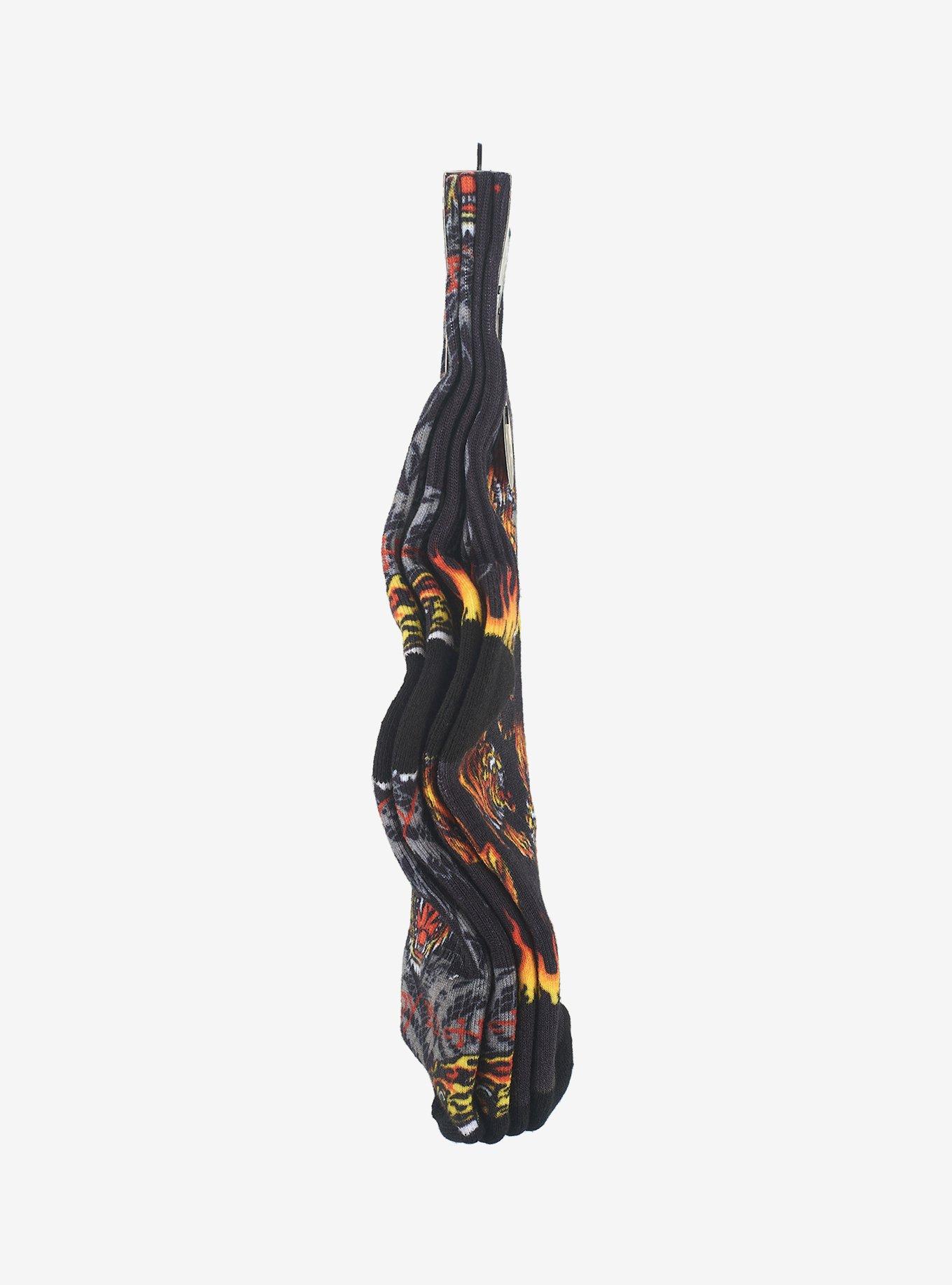 Ed Hardy Prowling Tiger 360 Printed Crew 2-Pack Men's Socks, , alternate