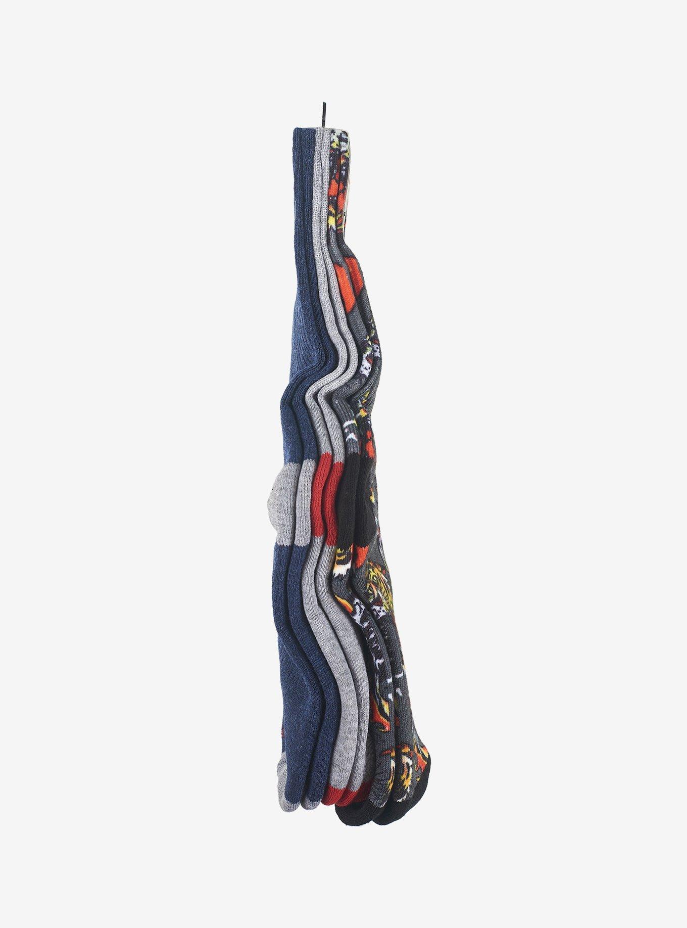 Ed Hardy Hellcat Tiger 360 Printed Solid & Embroidered 3-Pack Men's Socks, , alternate