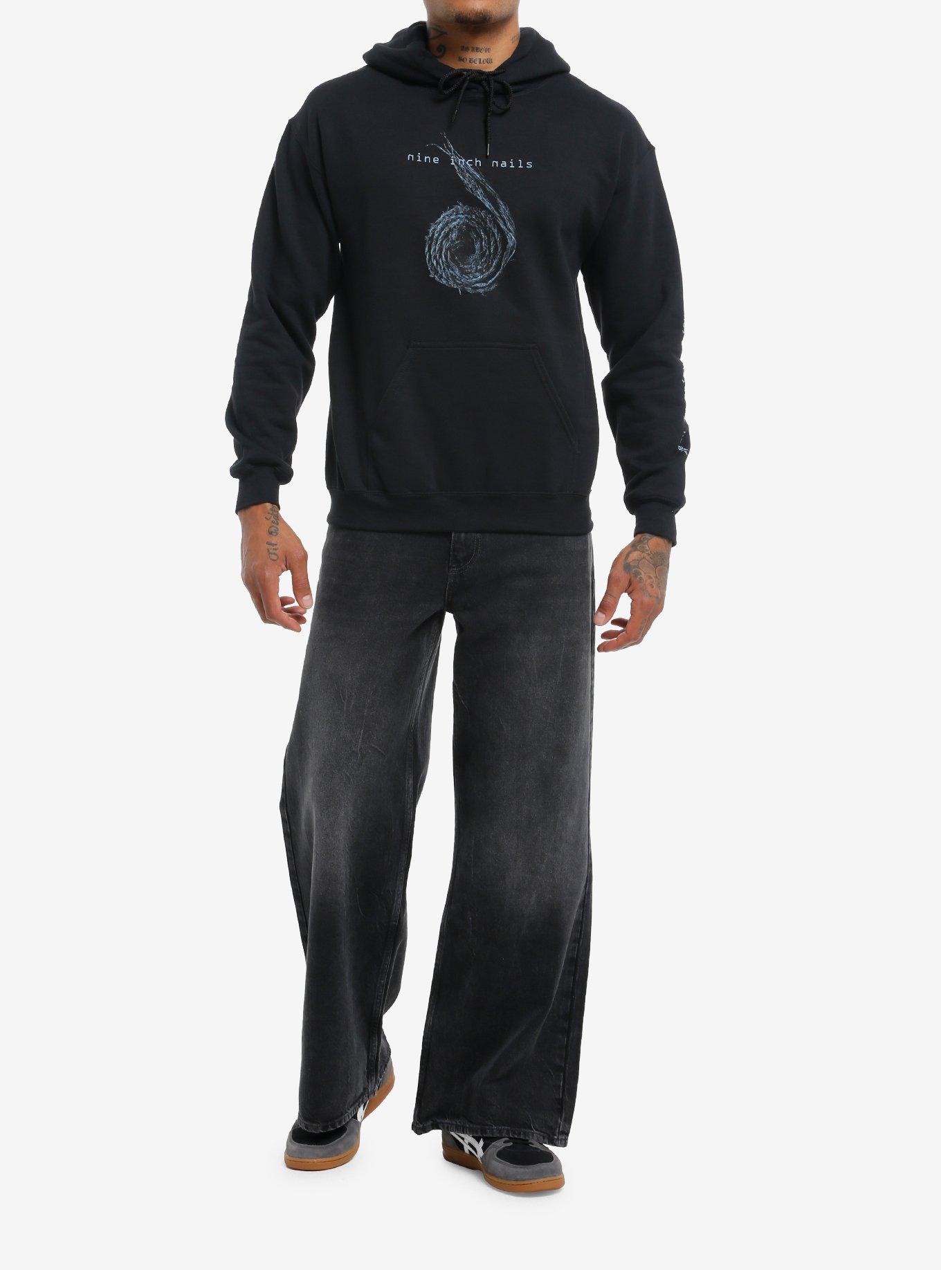 Nine Inch Nails The Becoming Hoodie, BLACK, alternate