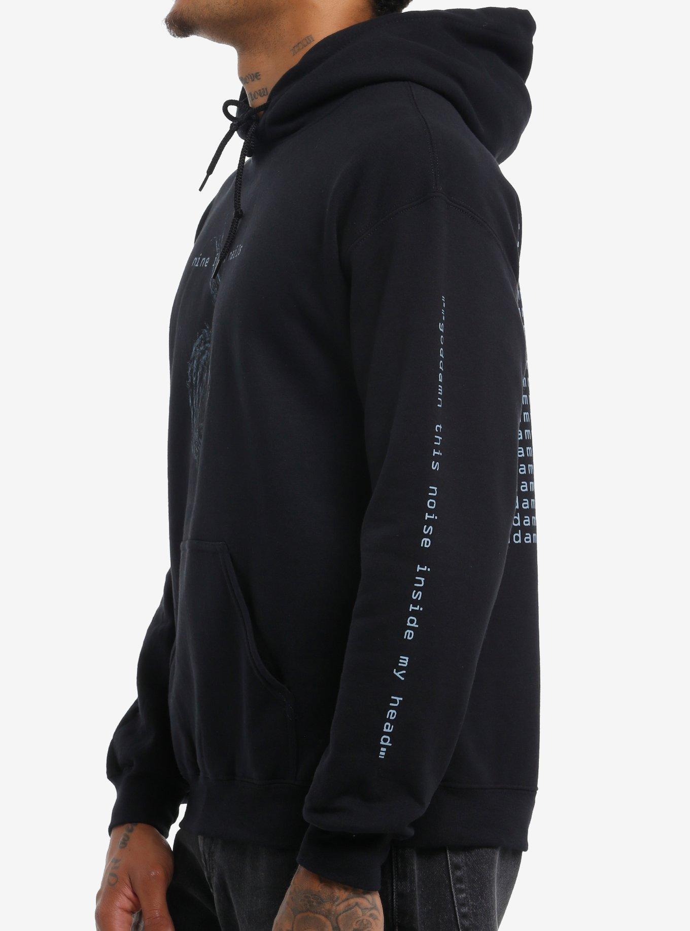 Nine Inch Nails The Becoming Hoodie, BLACK, alternate