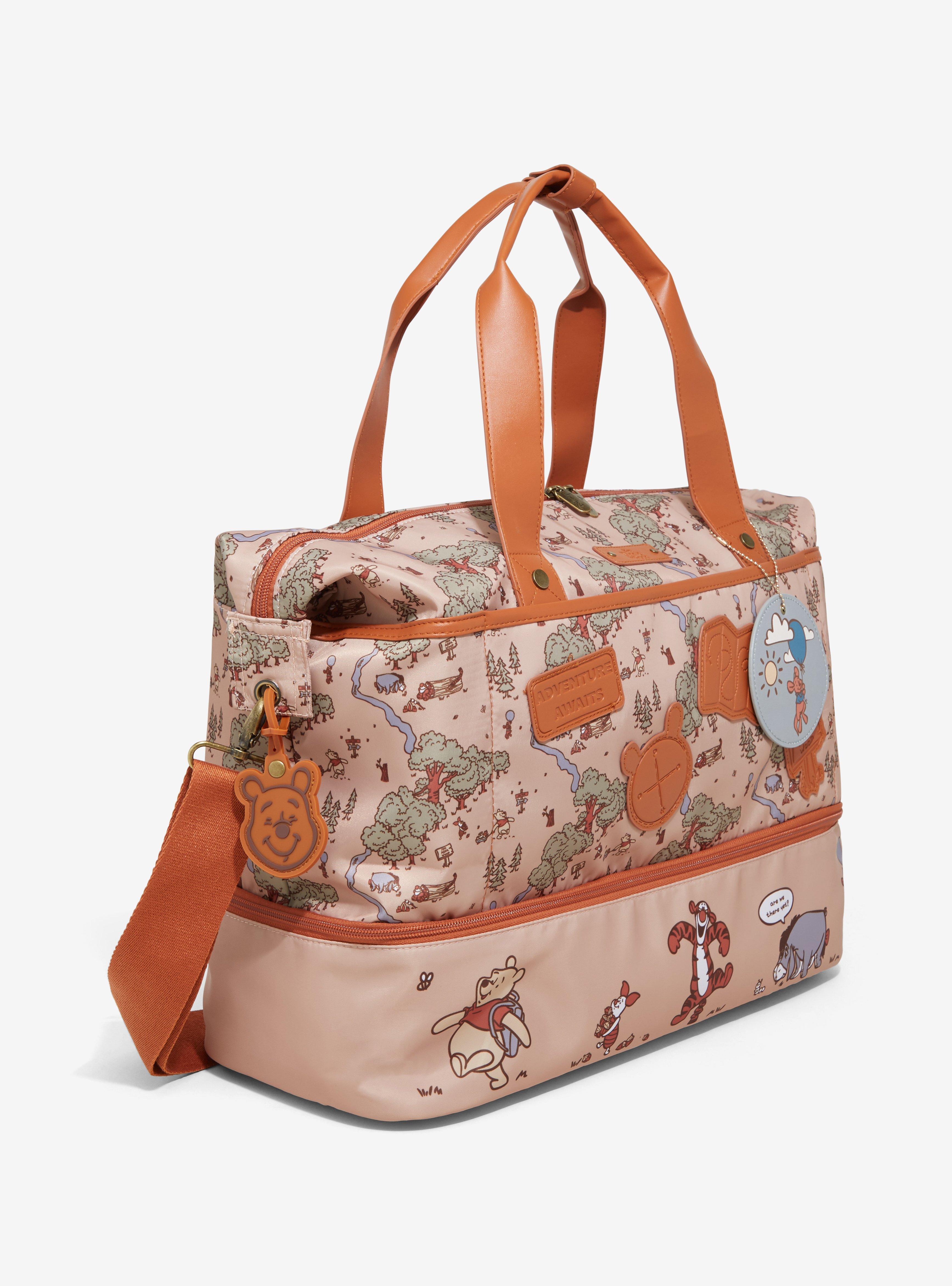 Disney Winnie the Pooh Hundred Acre Wood Map Travel Weekender Bag — BoxLunch Exclusive, , hi-res