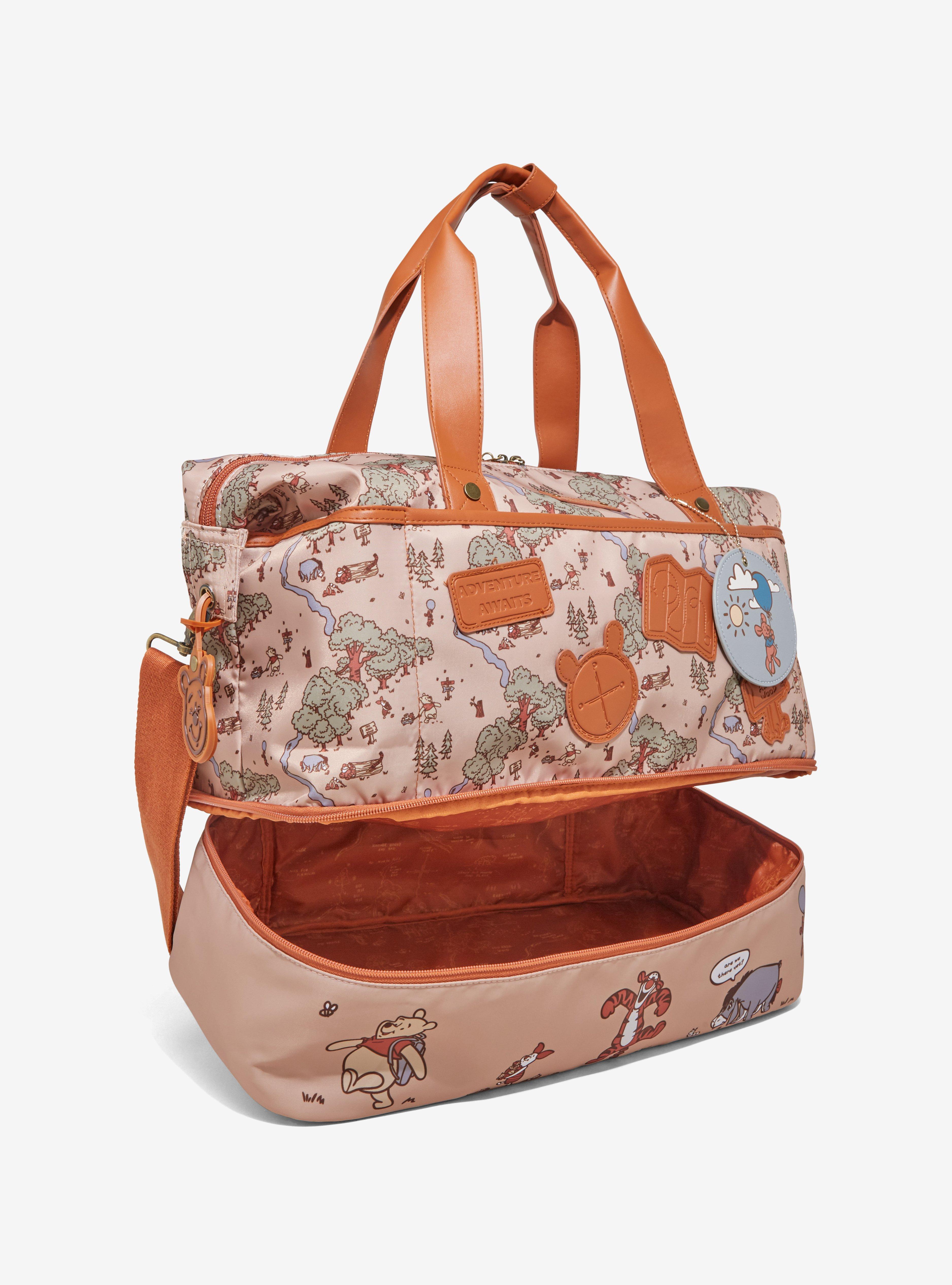 Disney Winnie the Pooh Hundred Acre Wood Map Travel Weekender Bag — BoxLunch Exclusive