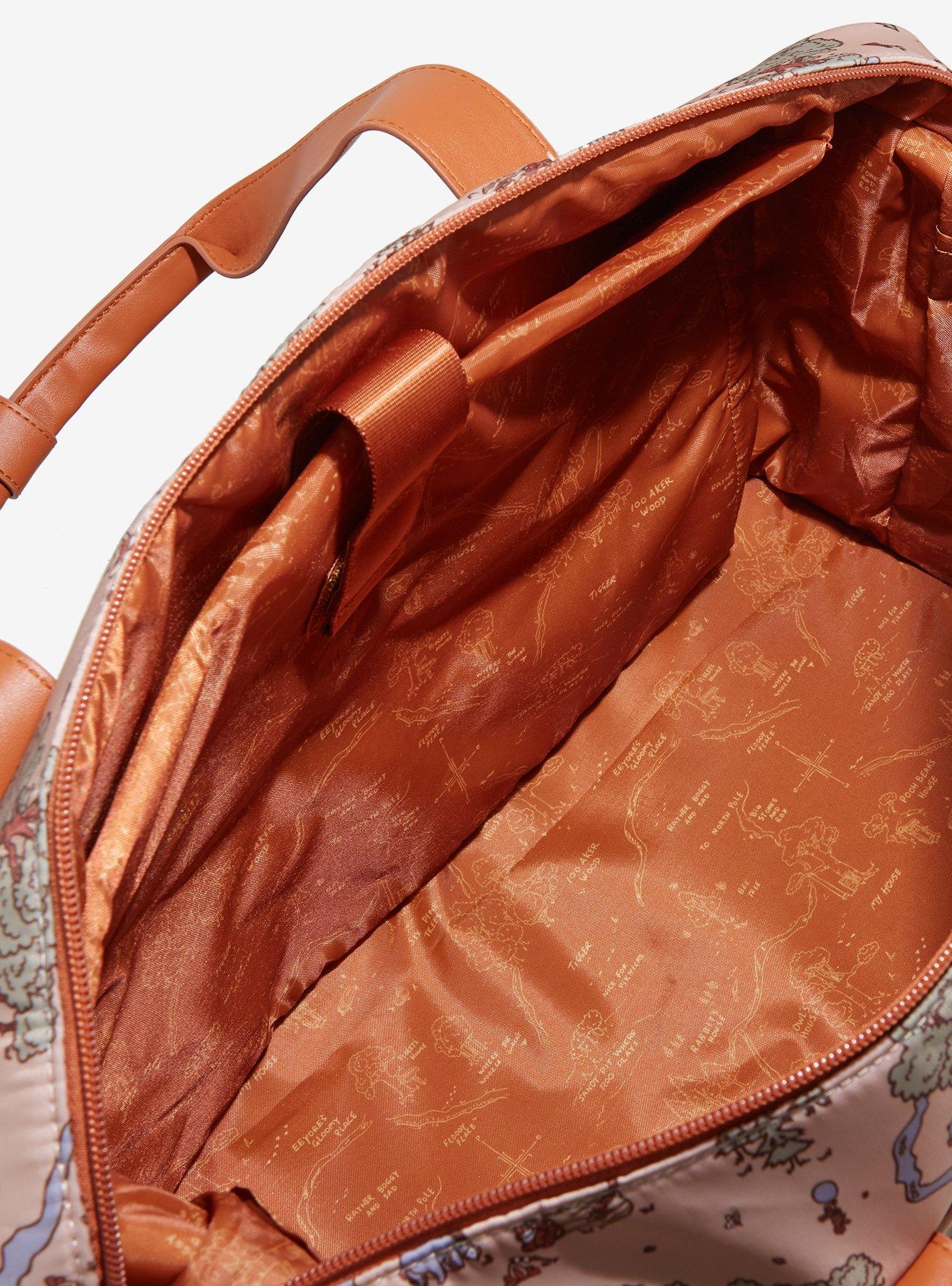 Disney Winnie the Pooh Hundred Acre Wood Map Travel Weekender Bag — BoxLunch Exclusive