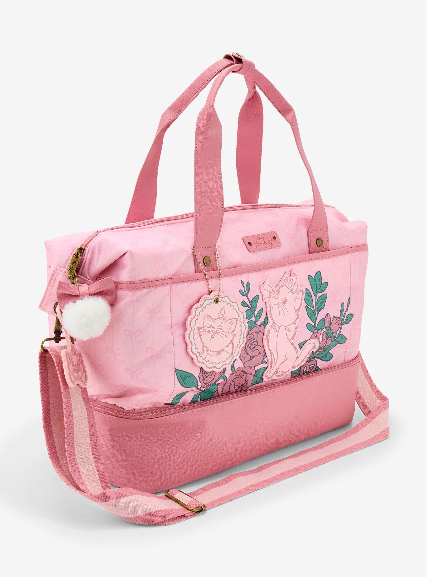 Disney The Aristocats Floral Marie Duffle Bag - BoxLunch Exclusive, , hi-res