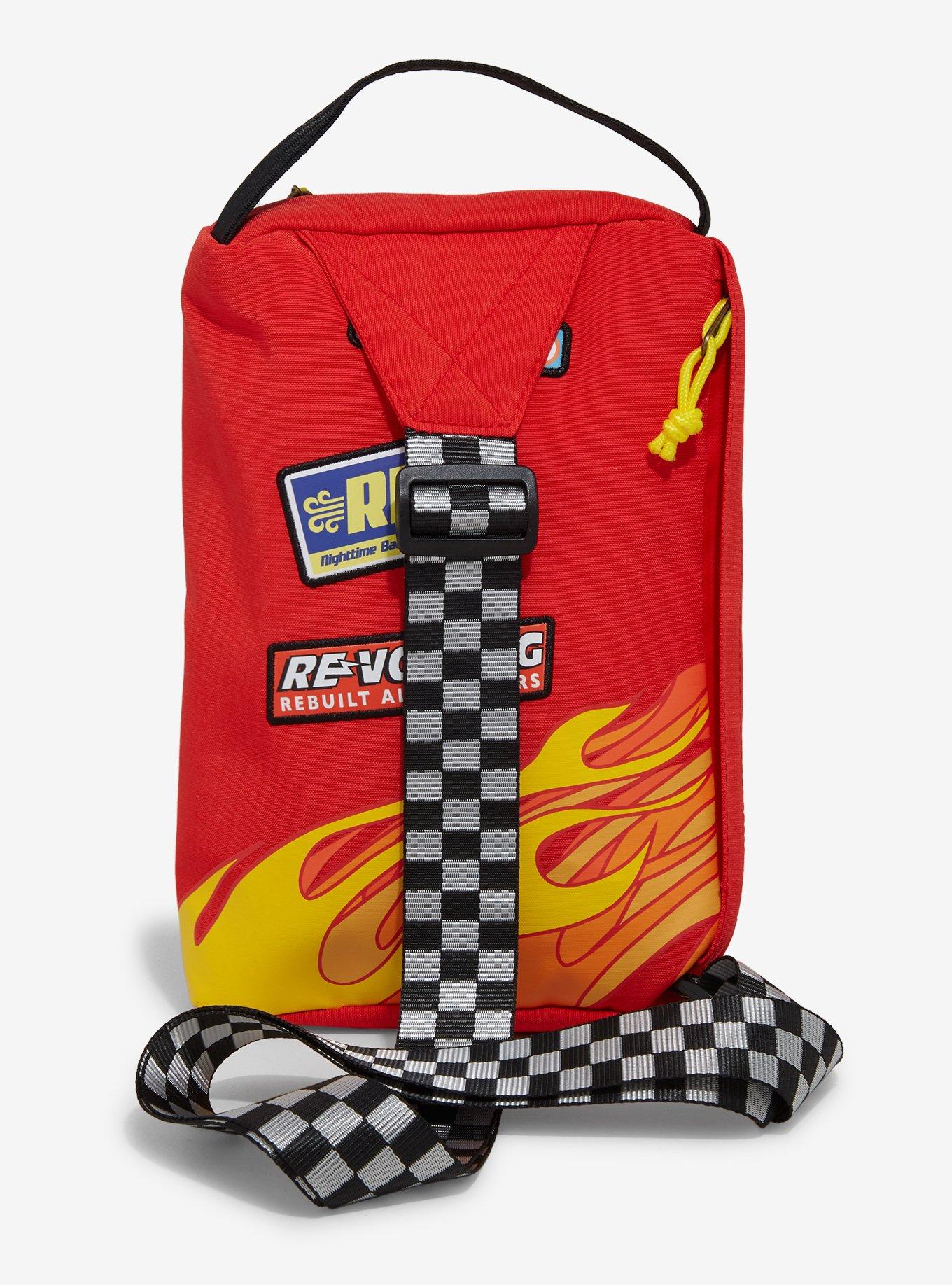 Disney Pixar Cars Lightning McQueen Patches Crossbody Bag with Coin Purse - BoxLunch Exclusive, , alternate