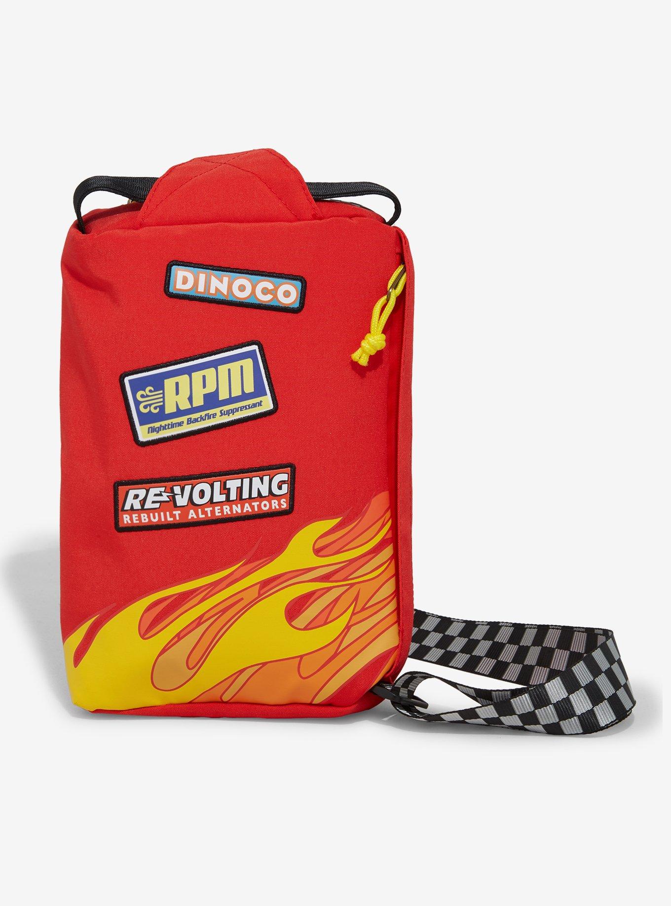 Disney Pixar Cars Lightning McQueen Patches Crossbody Bag with Coin Purse - BoxLunch Exclusive, , alternate